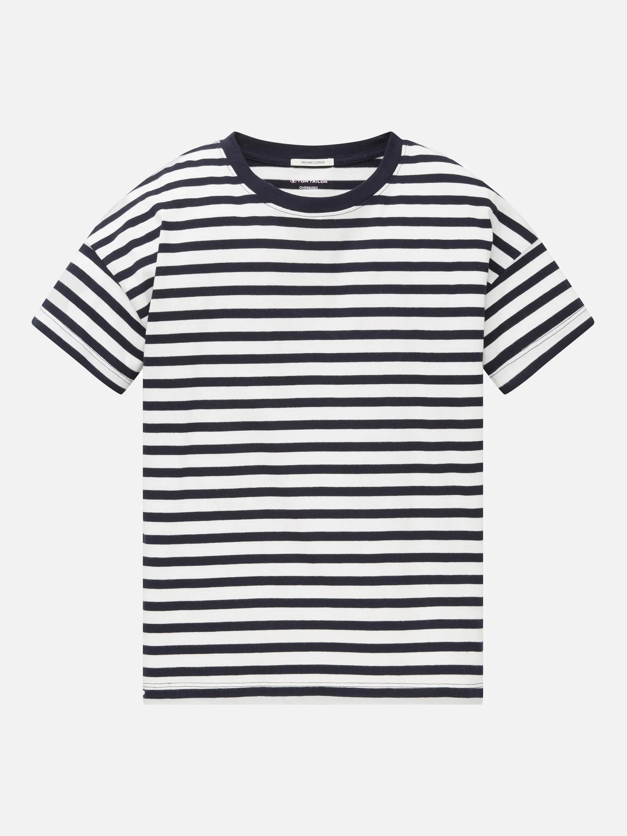 Tom Tailor 1033109 oversized striped t-sh Blau 869636 30244 1