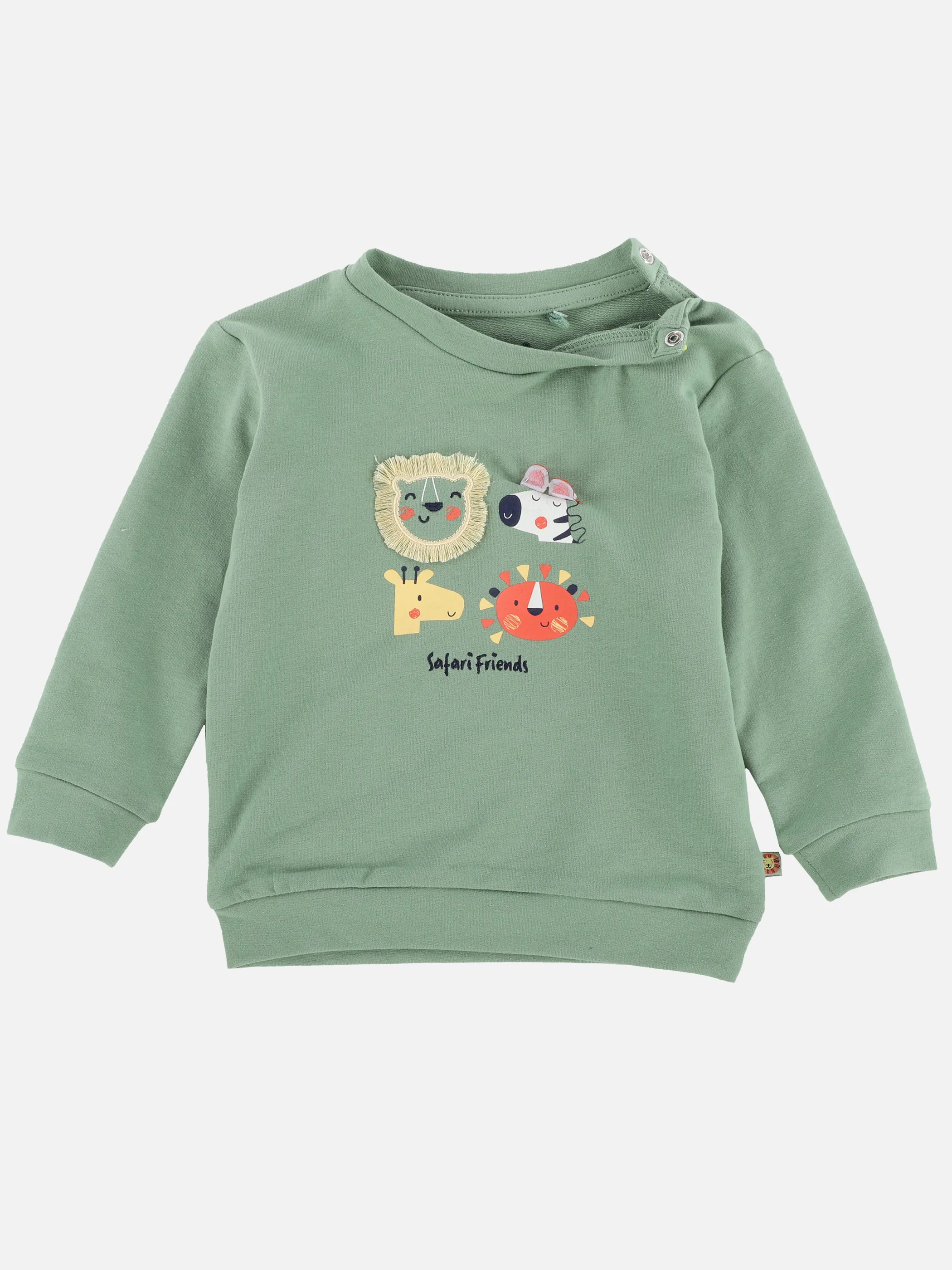 Bubble Gum BJ Sweatshirt mit Print und Applikationen in grün Grün 889933 GRÜN 3