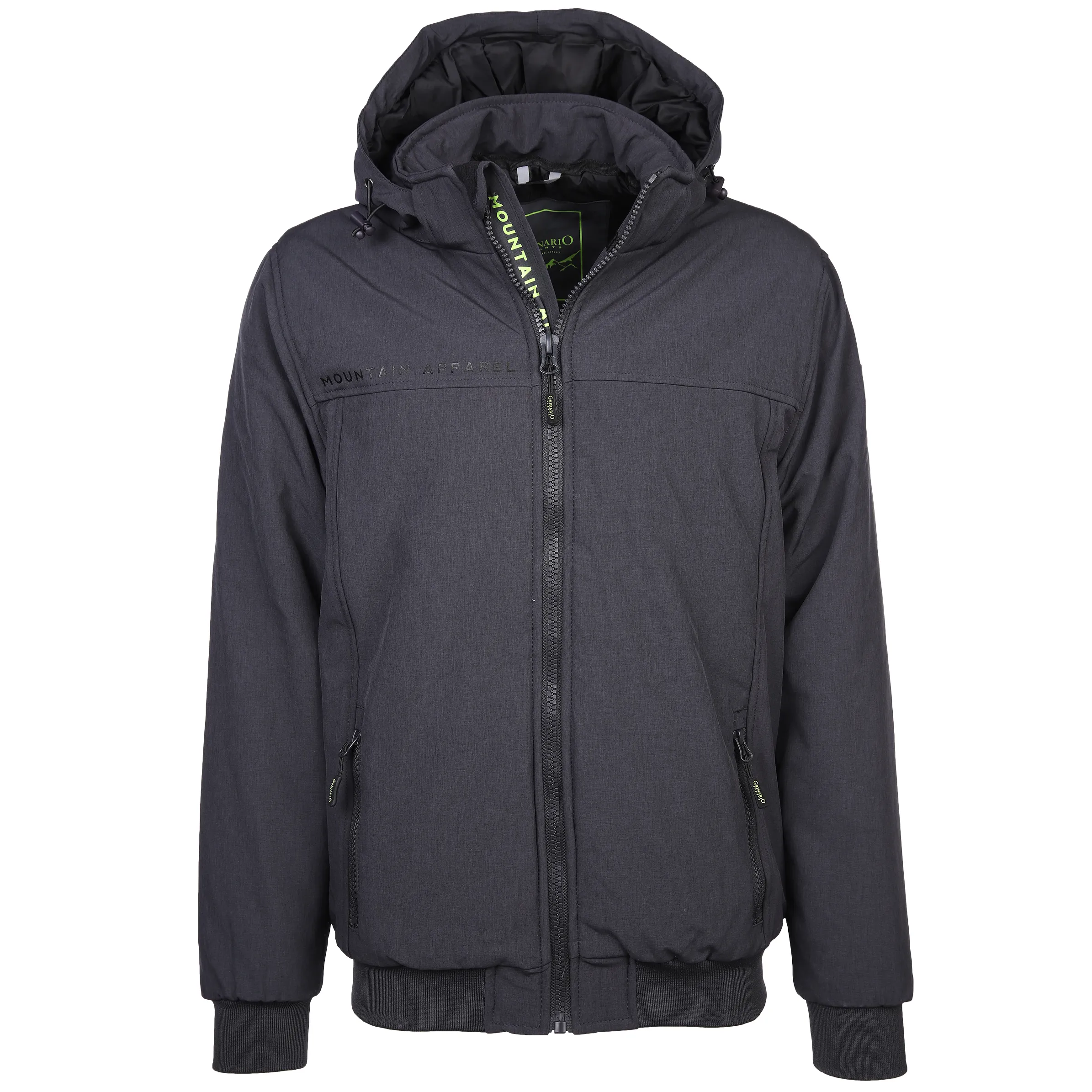 Grinario Sports He-Softshelljacke mit Kapuze Grau 880400 GREY MEL 1 Grinario Sports He-Softshelljacke mit Kapuze Grau 880400 GREY MEL 1