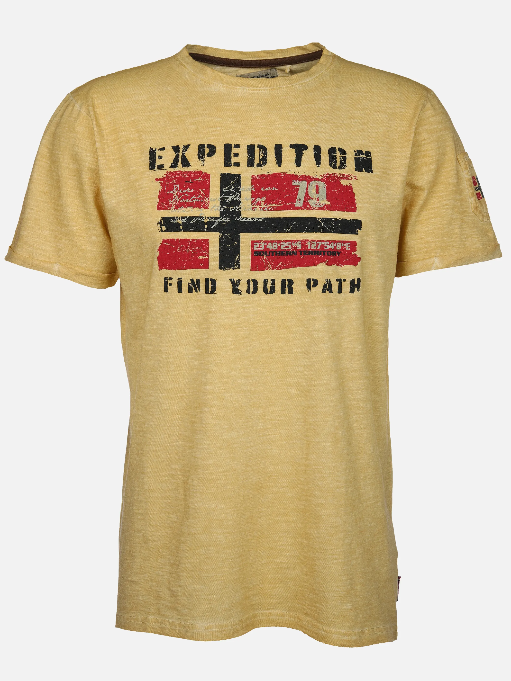 Southern Territory He. T-Shirt 1/2 Arm Logo Gelb 910619 GELB 1