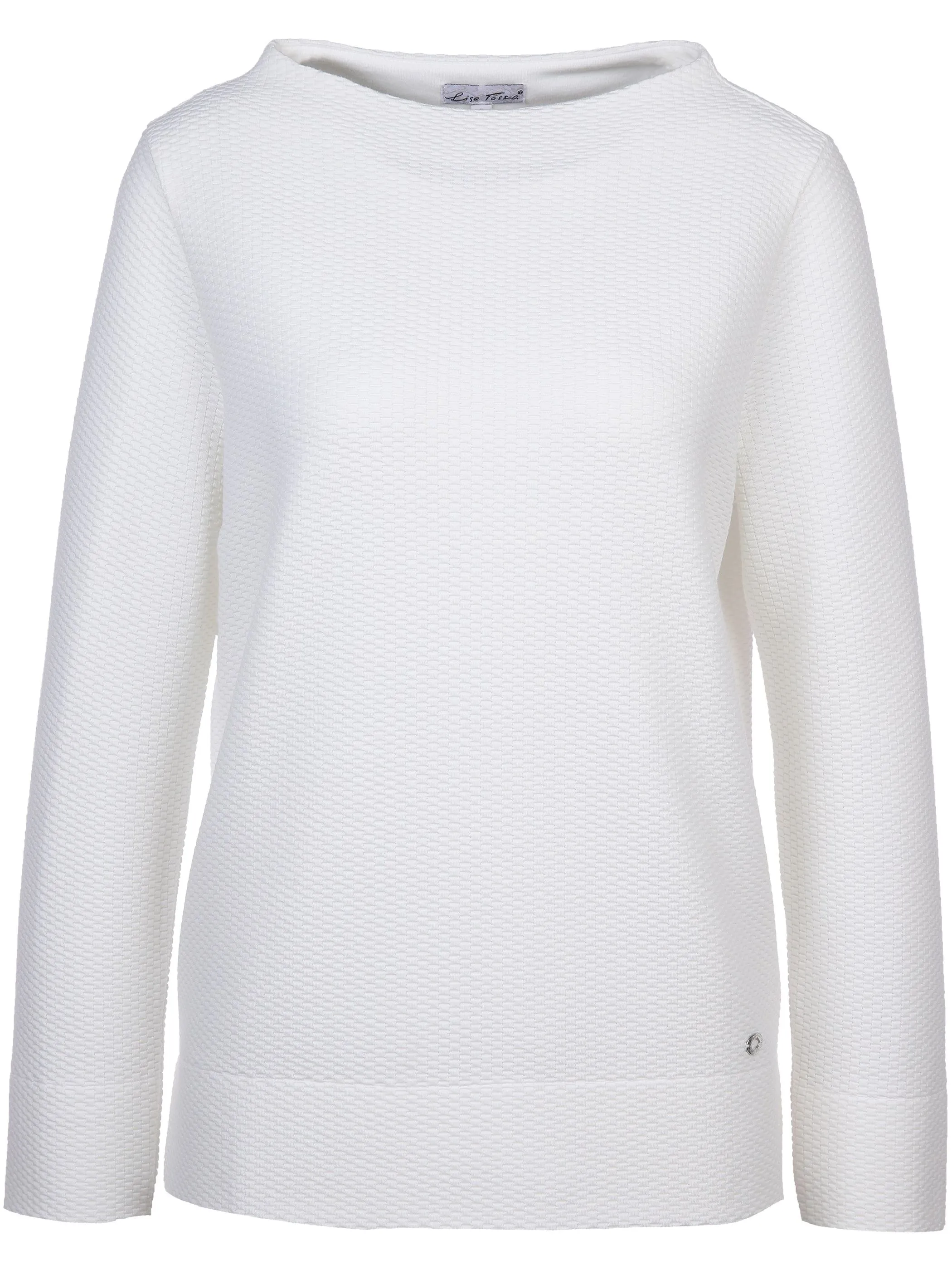 Lisa Tossa Da-Jacquard-Shirt m.Stehkrage Weiß 867245 OFFWHITE 1 Lisa Tossa Da-Jacquard-Shirt m.Stehkrage Weiß 867245 OFFWHITE 1