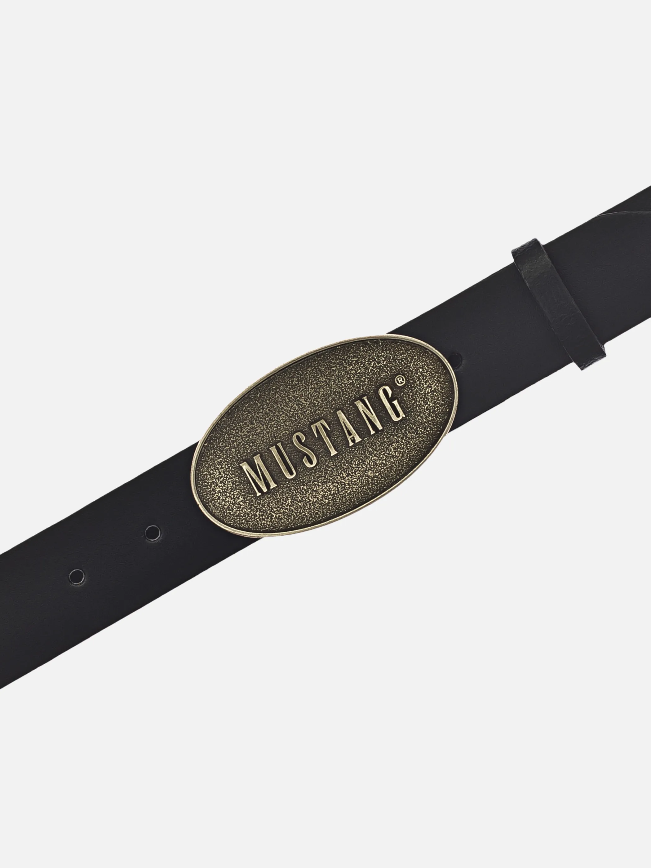 Mustang MW3102L15 35mm Ledergürtel in Schwarz 917583 0791 3