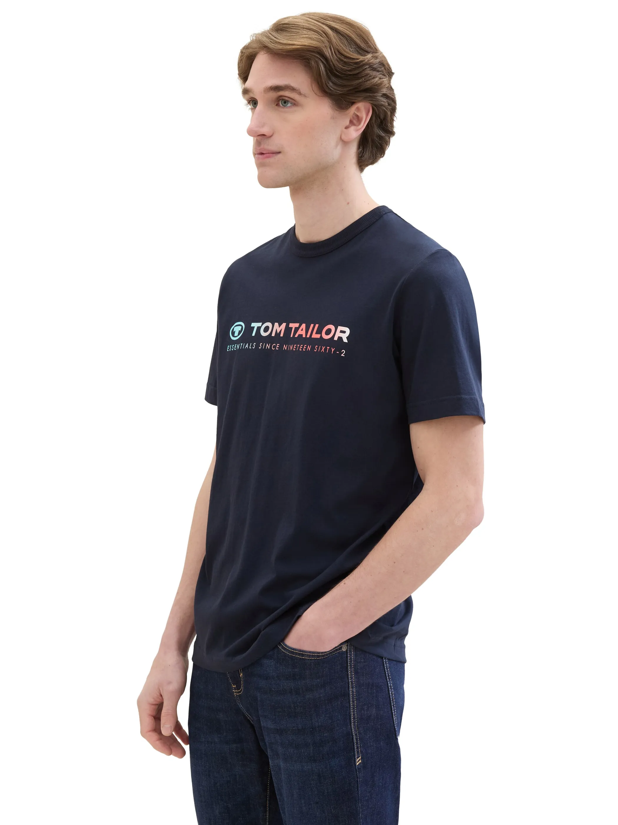 Tom Tailor 1041855 printed t-shirt Blau 895629 10668 3