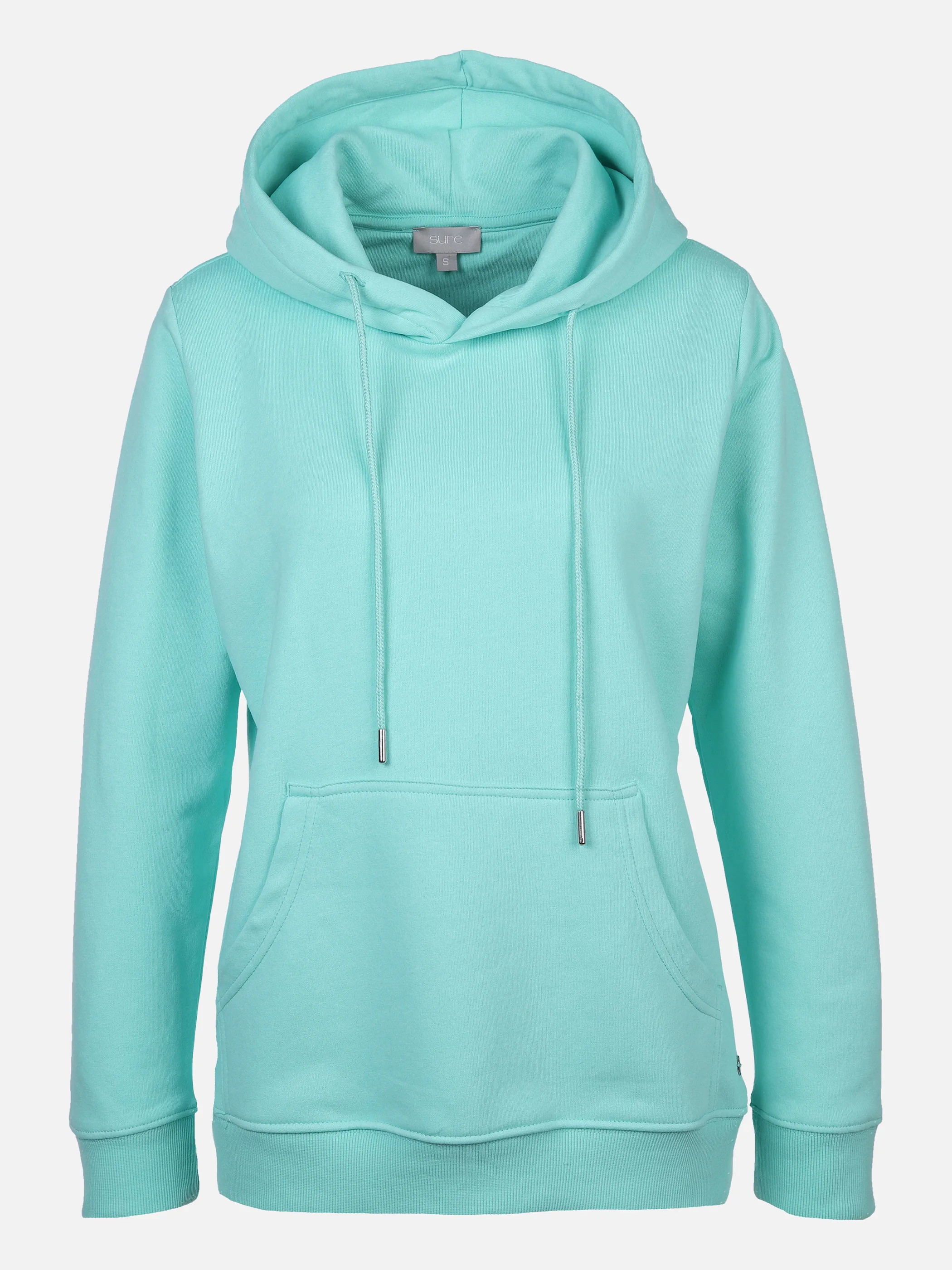 Sure Da-Sweatshirt m. Kapuze Blau 872836 AQUA 1