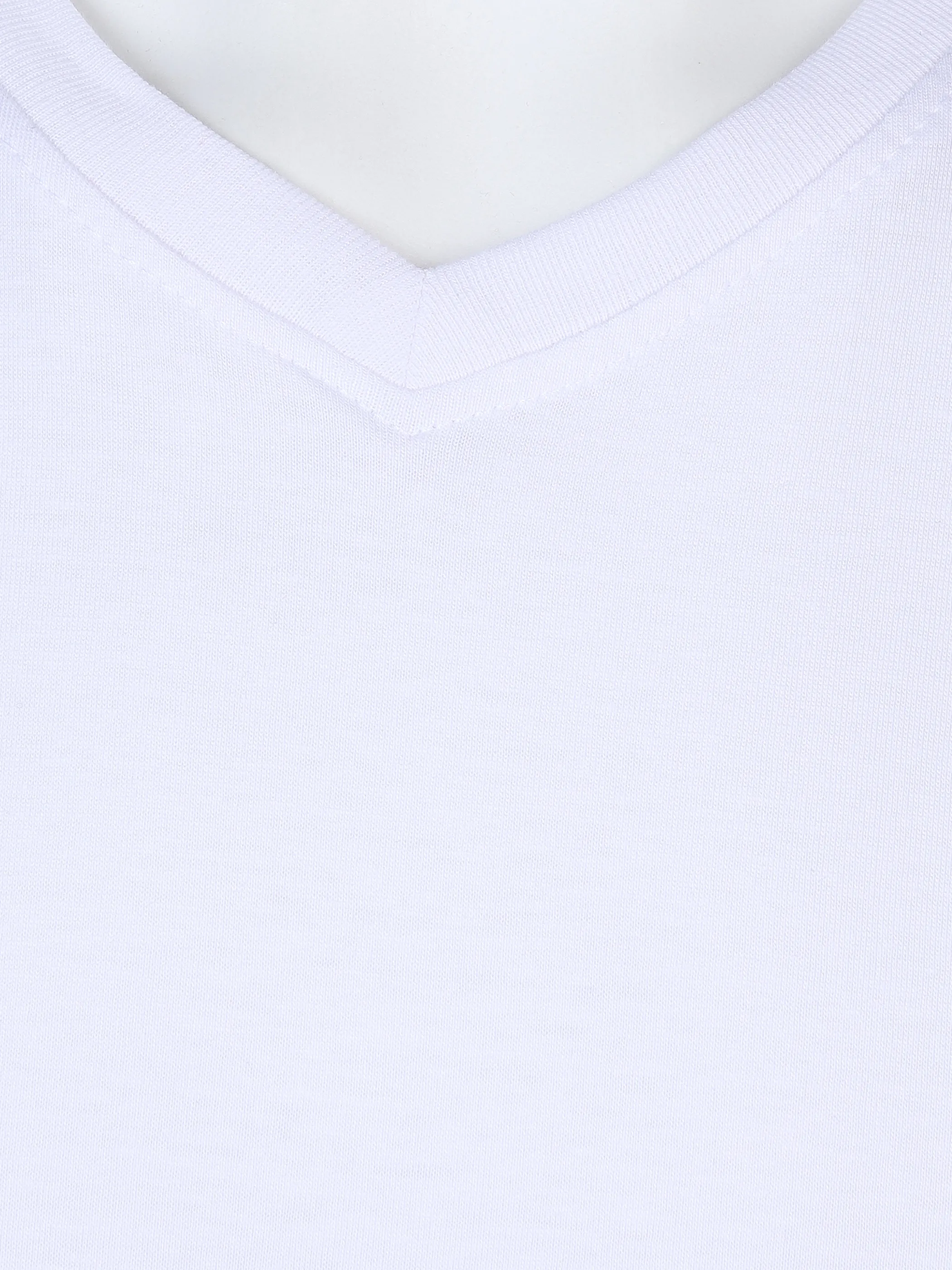 One Way YF-He-Shirt 1/2 Arm V-Basic Weiß 782243 WHITE 3