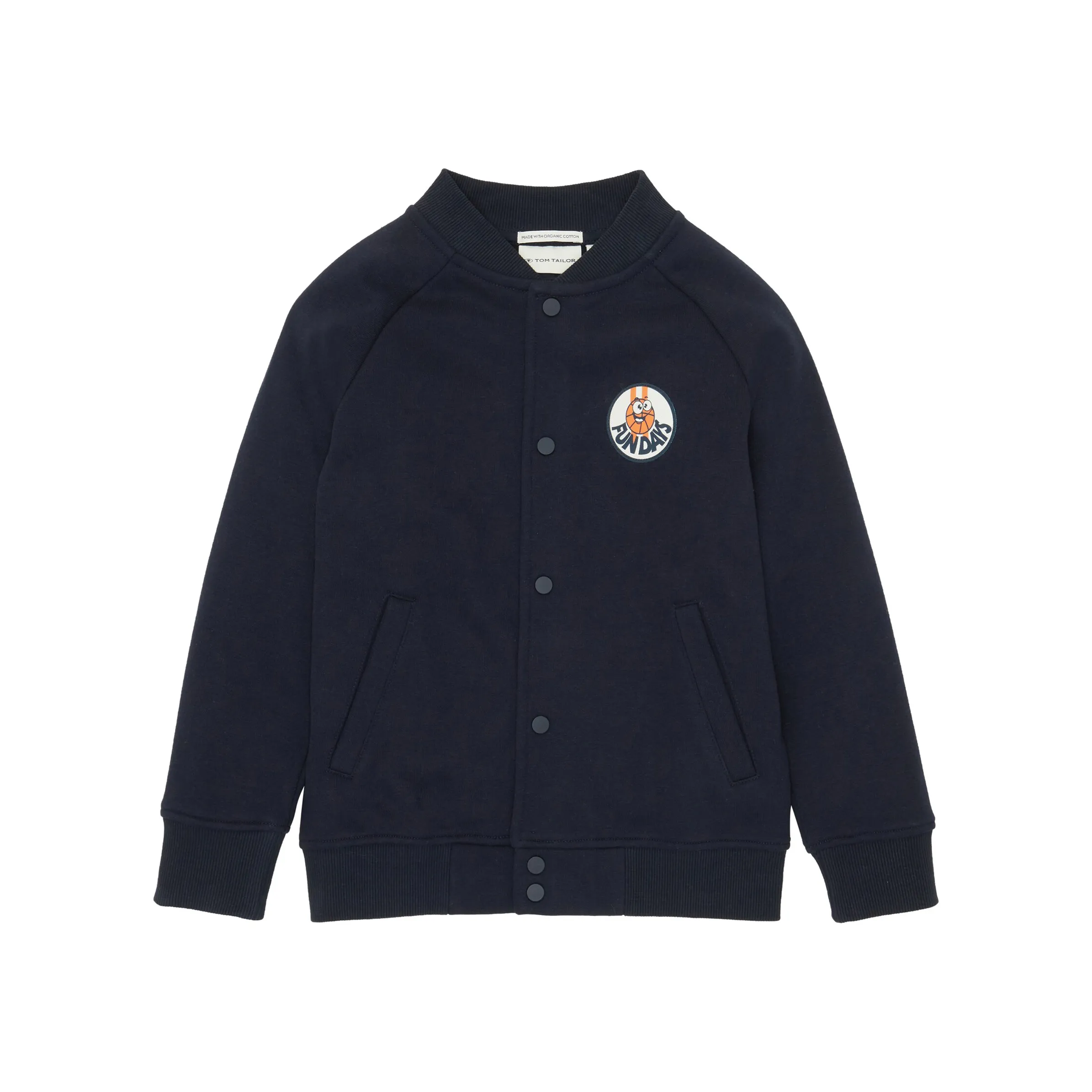 Tom Tailor 1037630 college sweat jacket Blau 890021 10668 1 Tom Tailor 1037630 college sweat jacket Blau 890021 10668 1