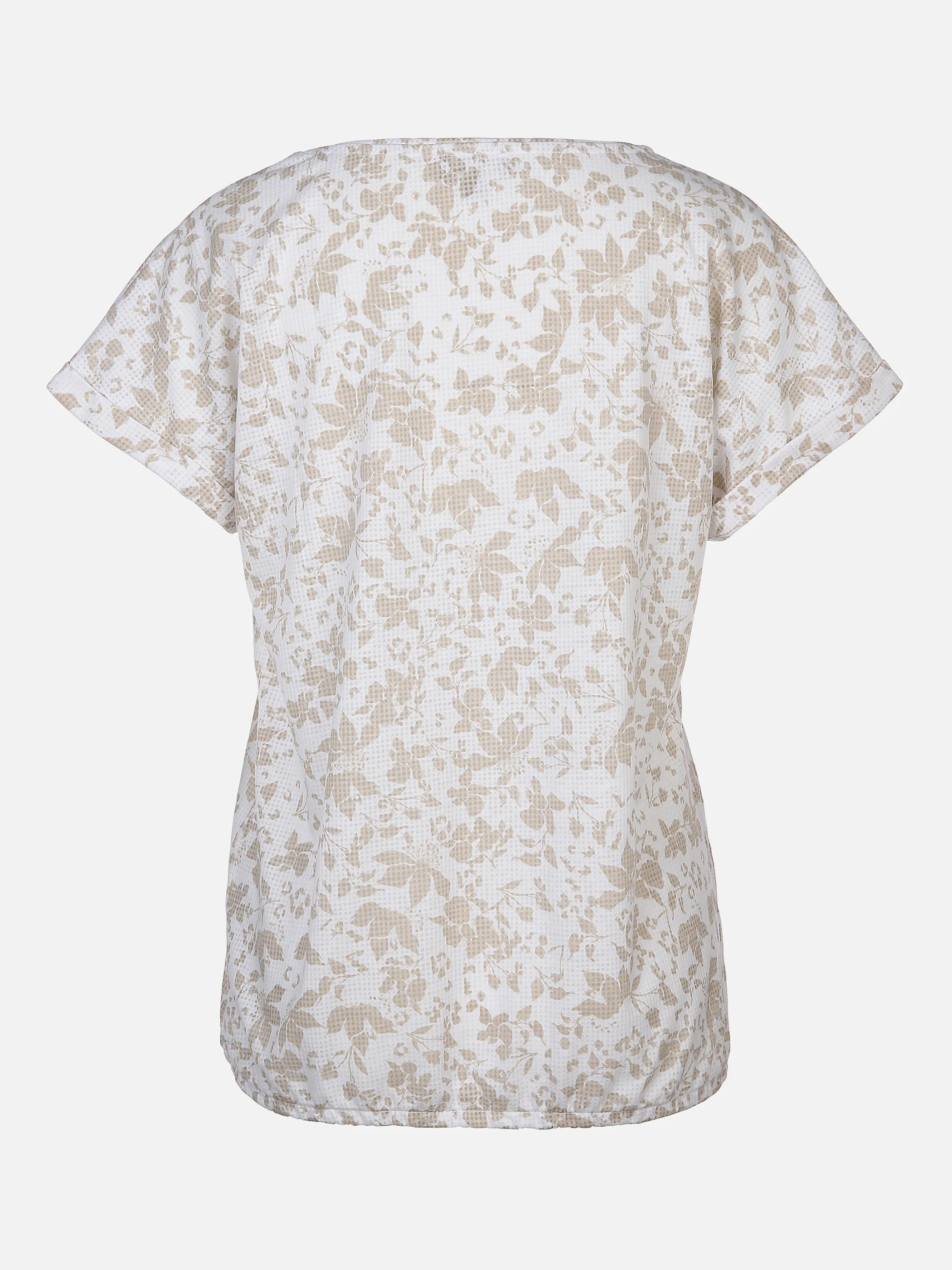 Sure Da-Alloverprintshirt m.Rundhal Braun 873371 SAND GEM 2 Sure Da-Alloverprintshirt m.Rundhal Braun 873371 SAND GEM 2