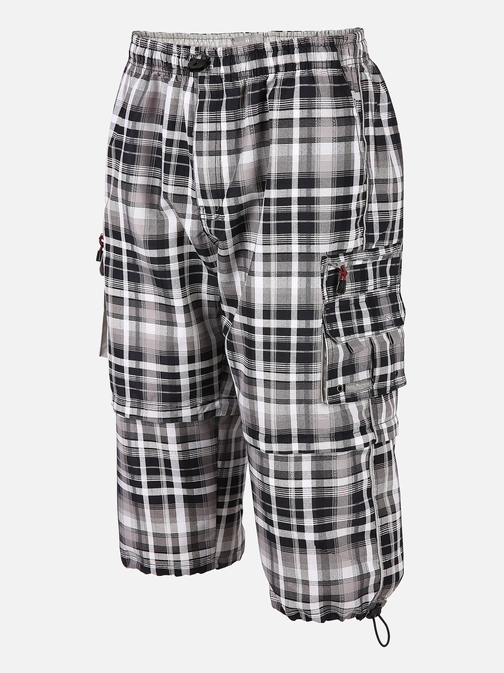 DOSLAVIDA Herren Caprihose Aus Leinen-Baumwolle – Lockere 3/4-Hose Mit Kordelzug Für Yoga & Strand (Größen XS-3XL)