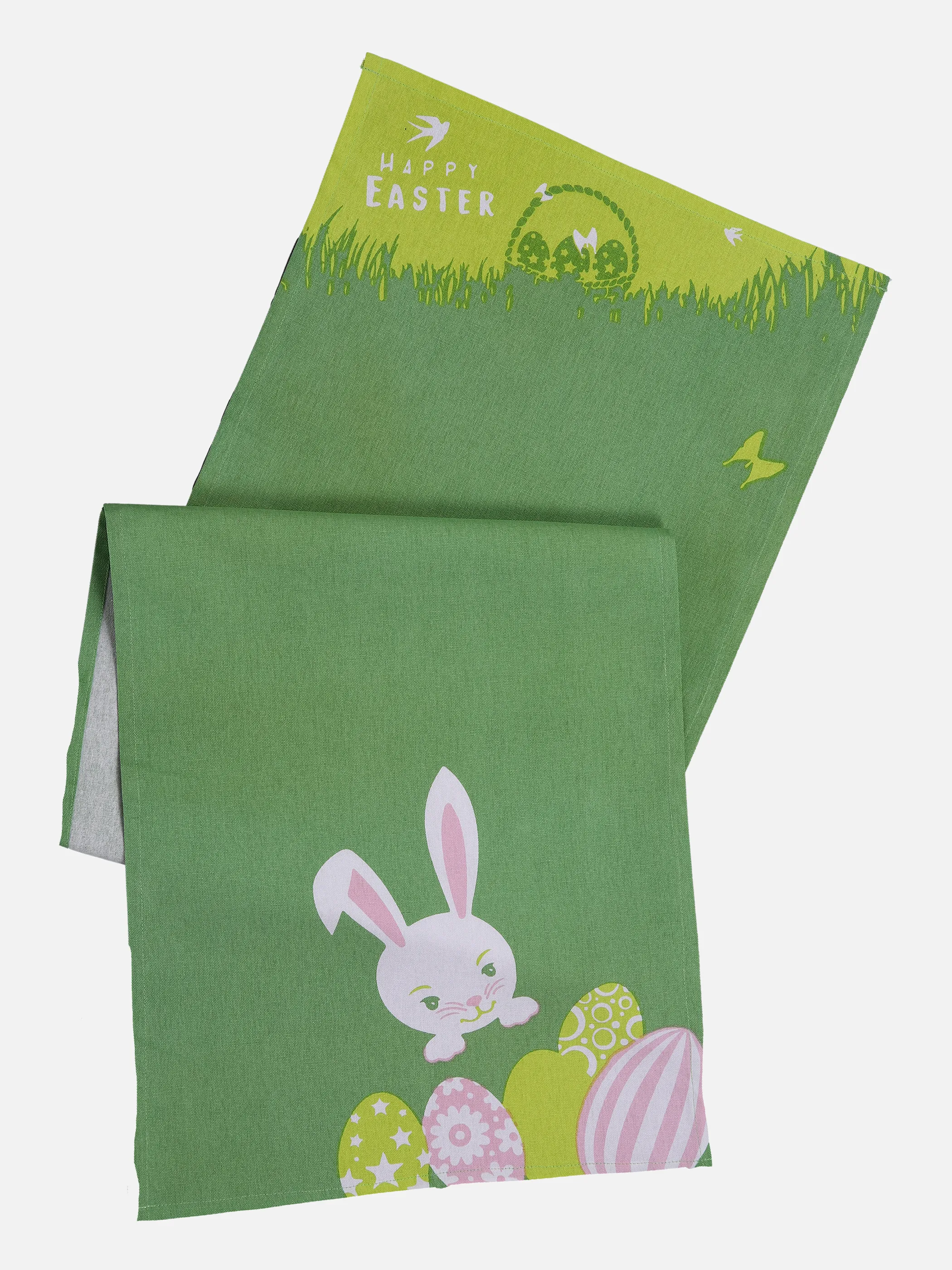Ostern Tischläufer 40x140cm uni mit D Grün 853705 DARK GREEN 1 Ostern Tischläufer 40x140cm uni mit D Grün 853705 DARK GREEN 1