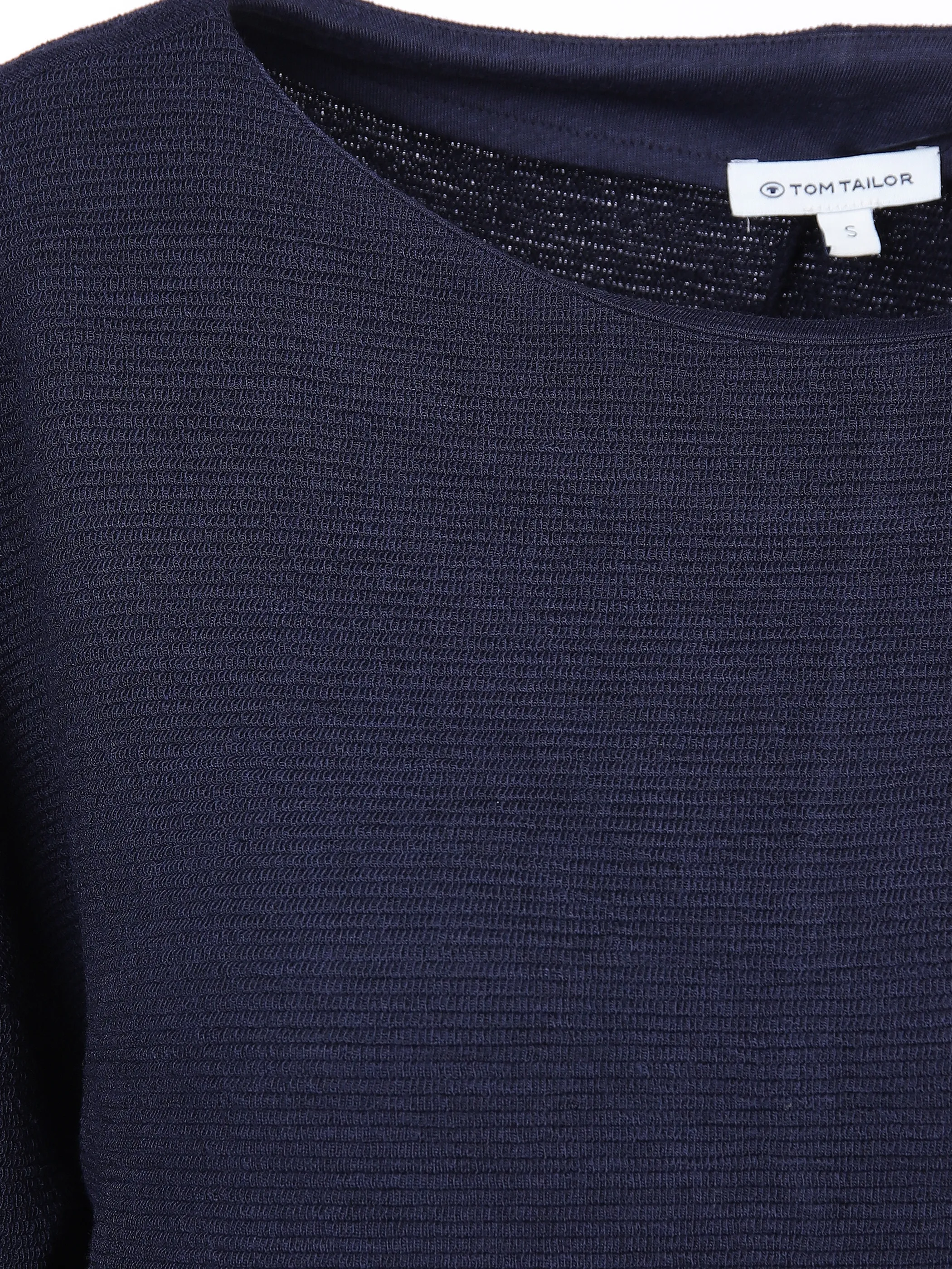 Tom Tailor 1032611 structured Sweatshirt Blau 869478 30025 3