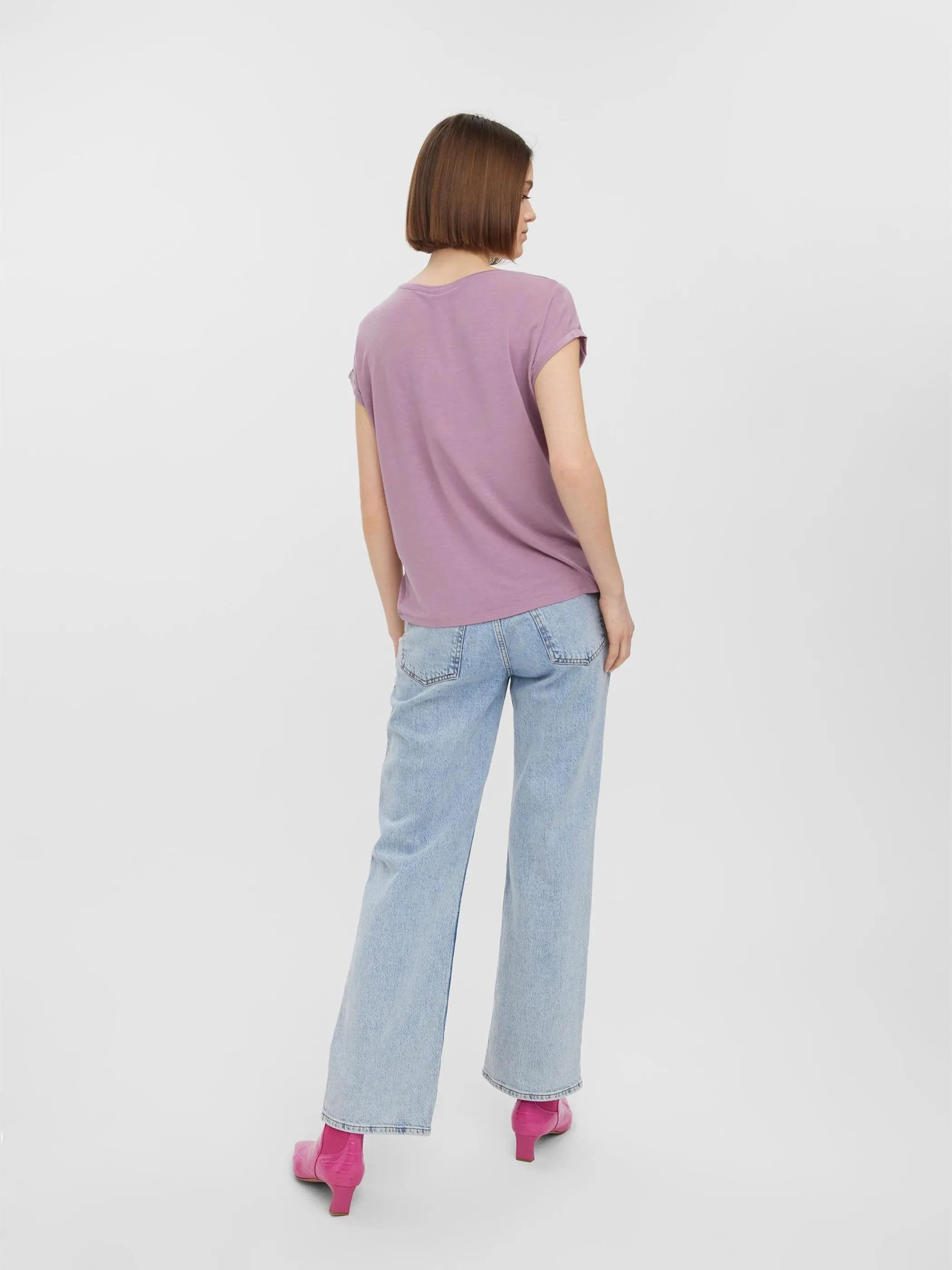 Vero Moda 10187159 VMAWARE PLAIN SS TOP Lila 767201 279236 5 Vero Moda 10187159 VMAWARE PLAIN SS TOP Lila 767201 279236 5