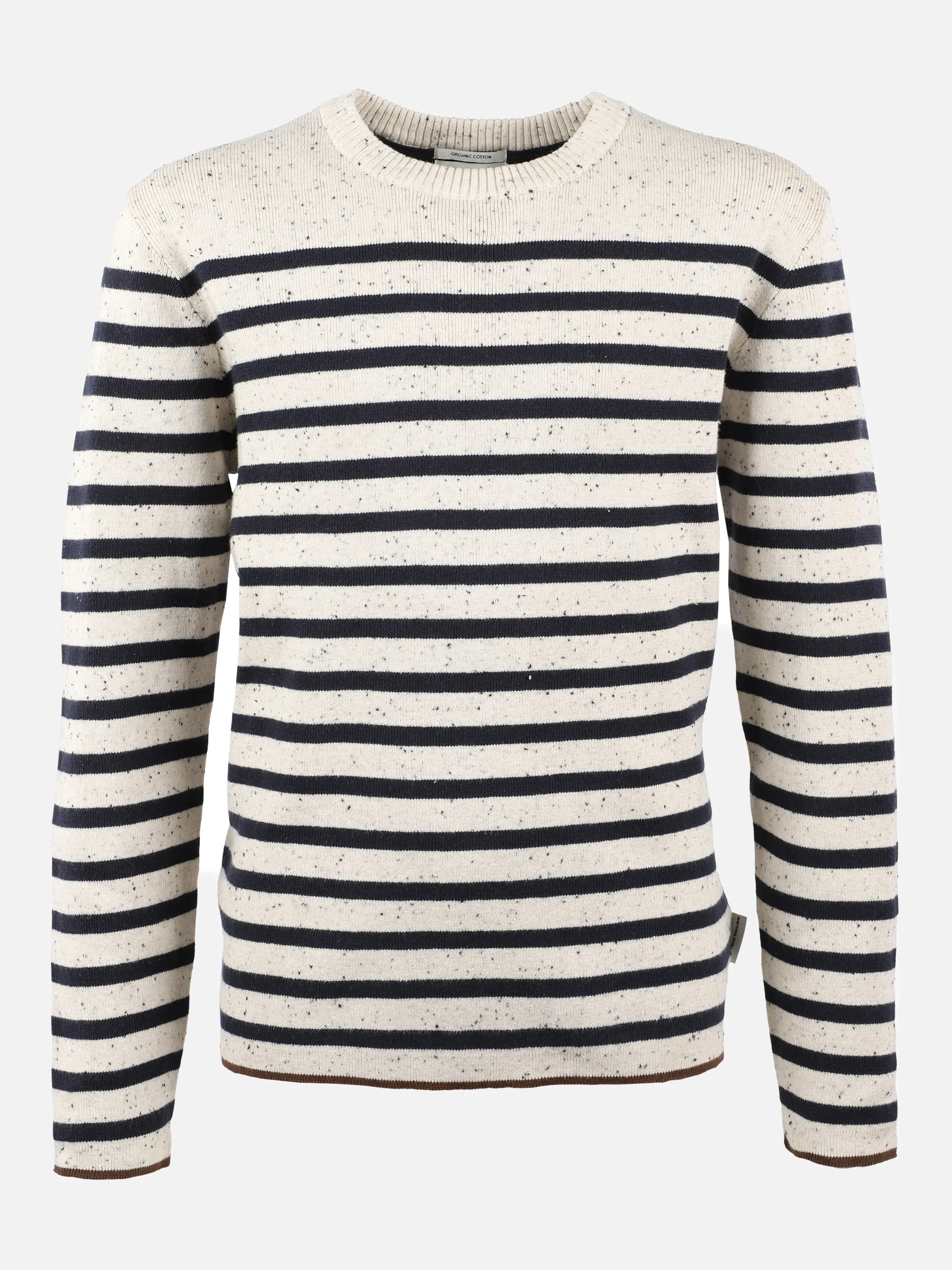 Tom Tailor 1033166 striped knitted pullov Weiß 869646 30448 1