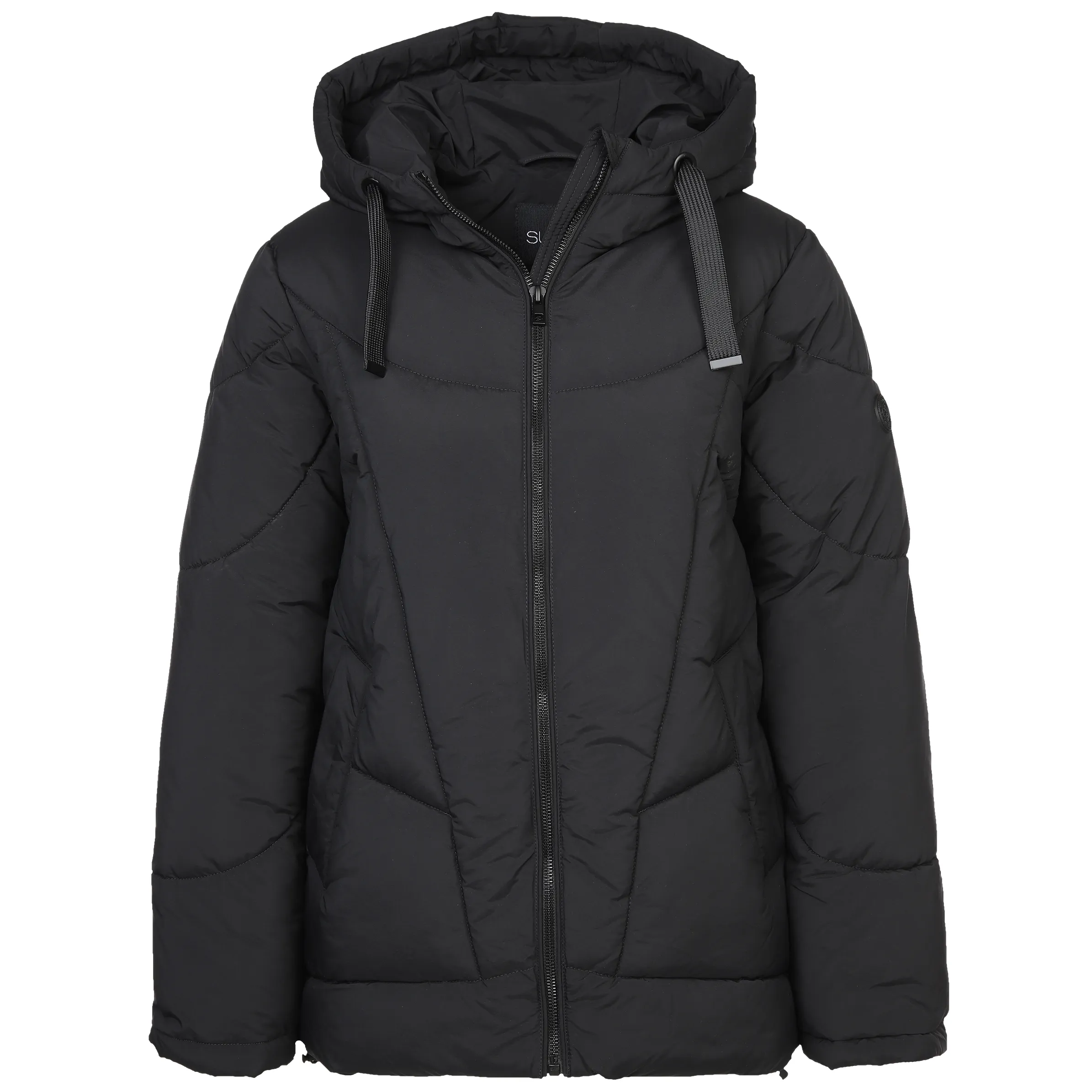 Sure Da-Steppjacke m. Kapuze Schwarz 866522 SCHWARZ 1