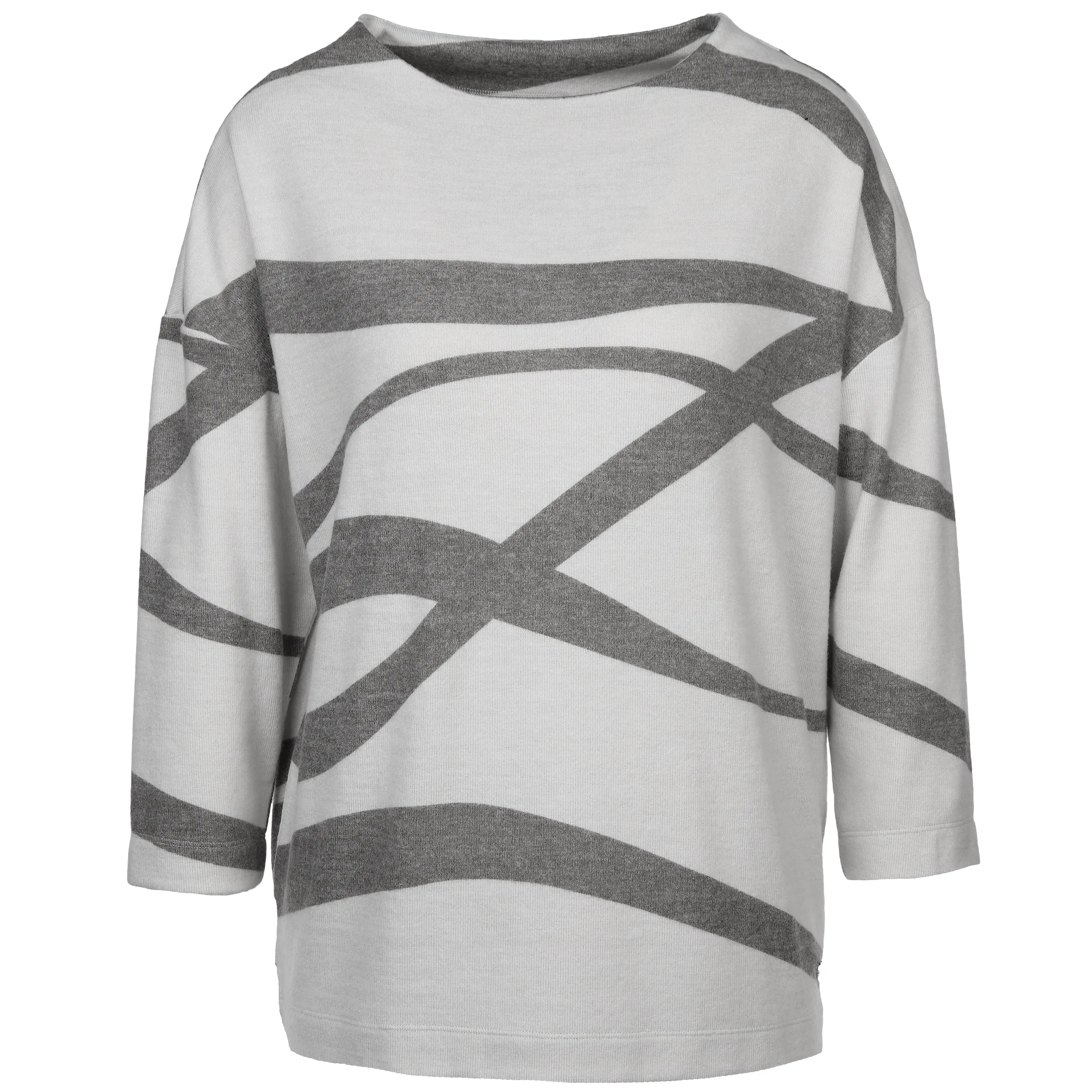 Sure Da-Printshirt m. 3/4 Arm Grau 882062 GRAU MEL. 1 Sure Da-Printshirt m. 3/4 Arm Grau 882062 GRAU MEL. 1
