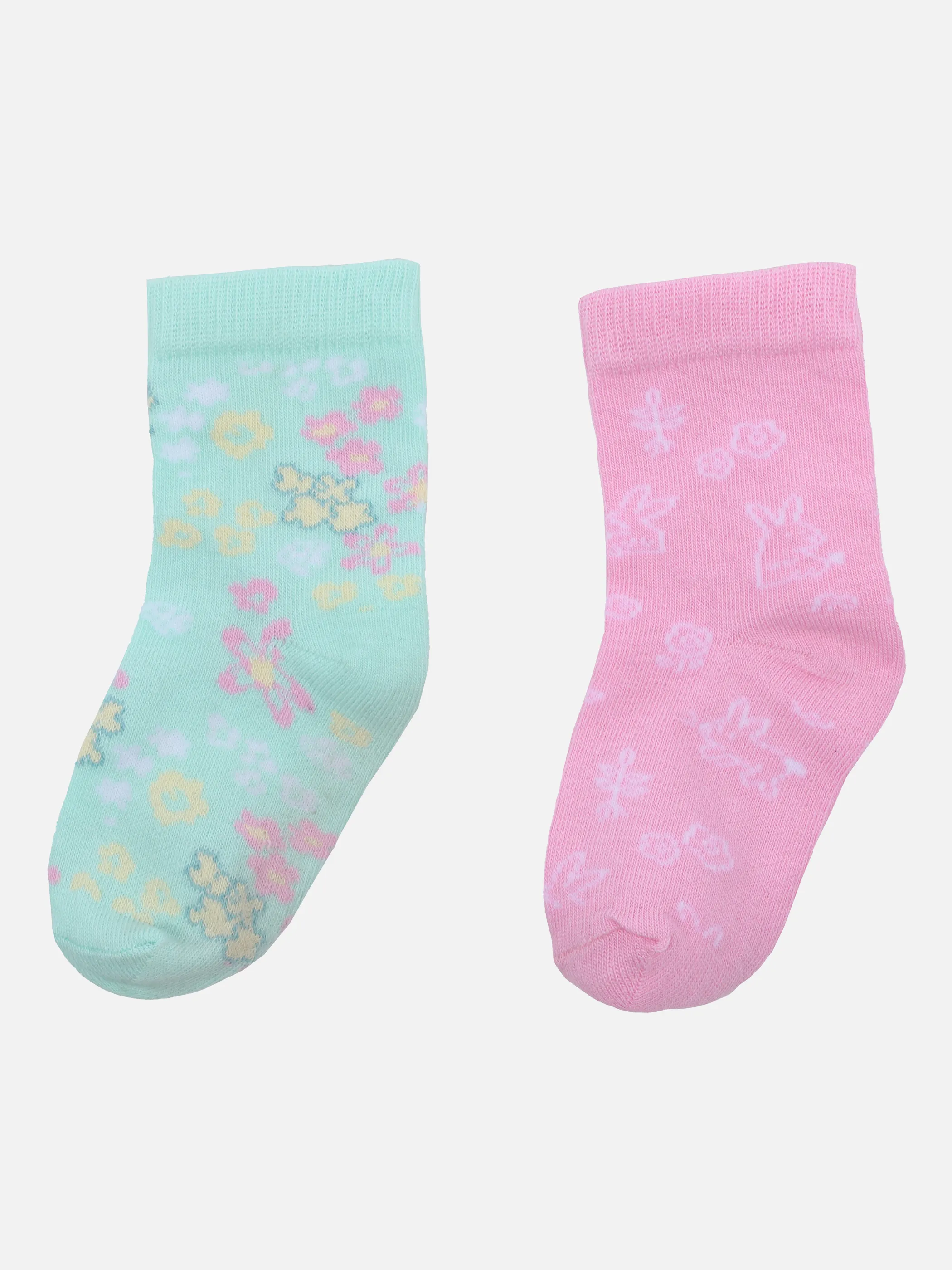 Bubble Gum BG Socken 2er Pack AOP Blumen Pink 863341 PINK/GREEN 2