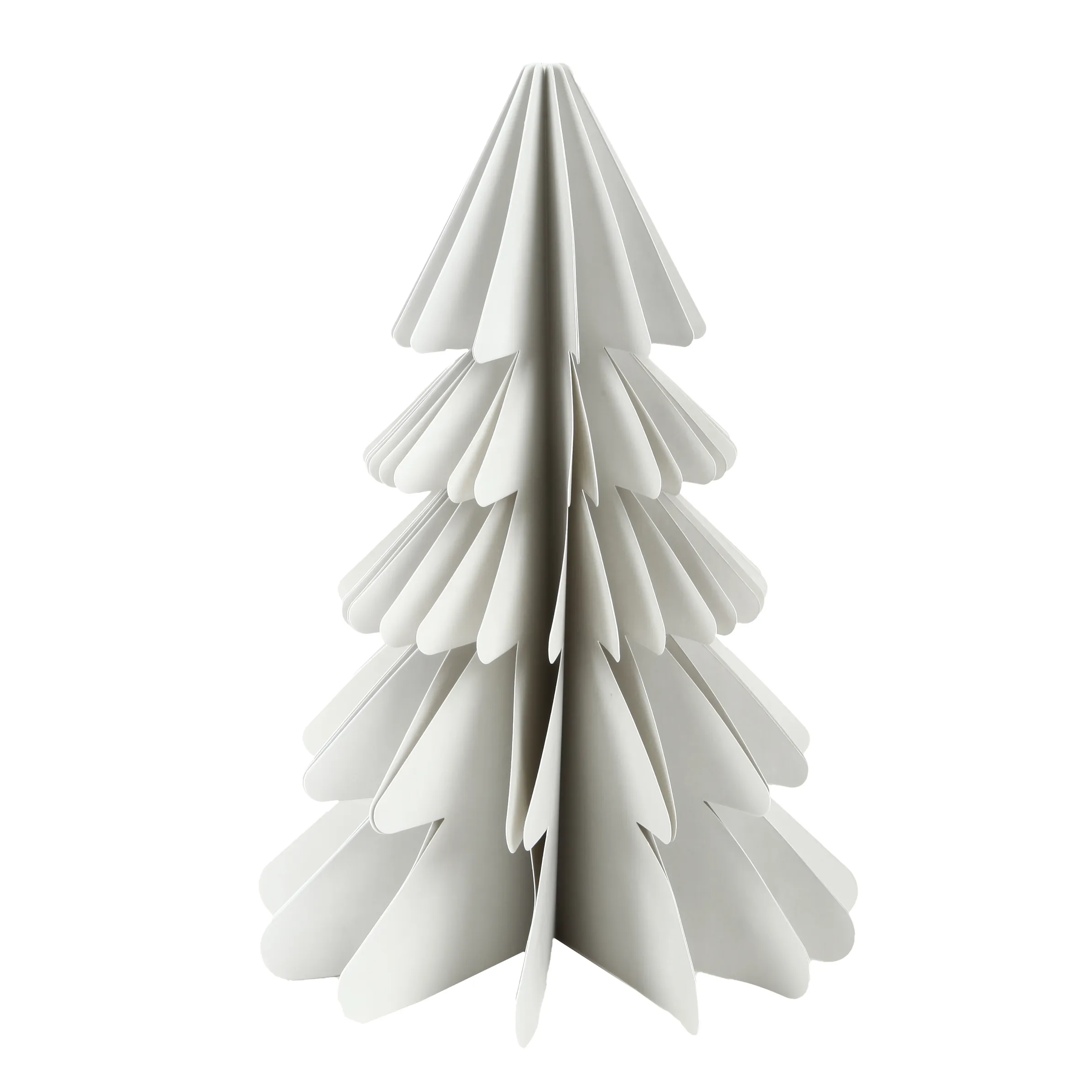 Weihnachten Papier Weihnachtsbaum 30cm mit Weiß 886627 CREME 1