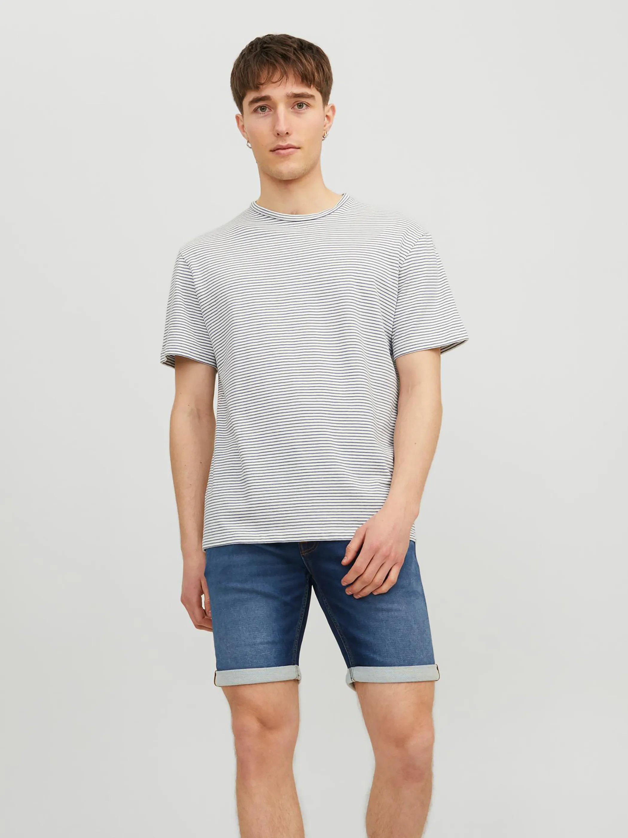 Jack Jones 12223677 JJIRICK JJICON SHORTS Blau 872238 188779 4