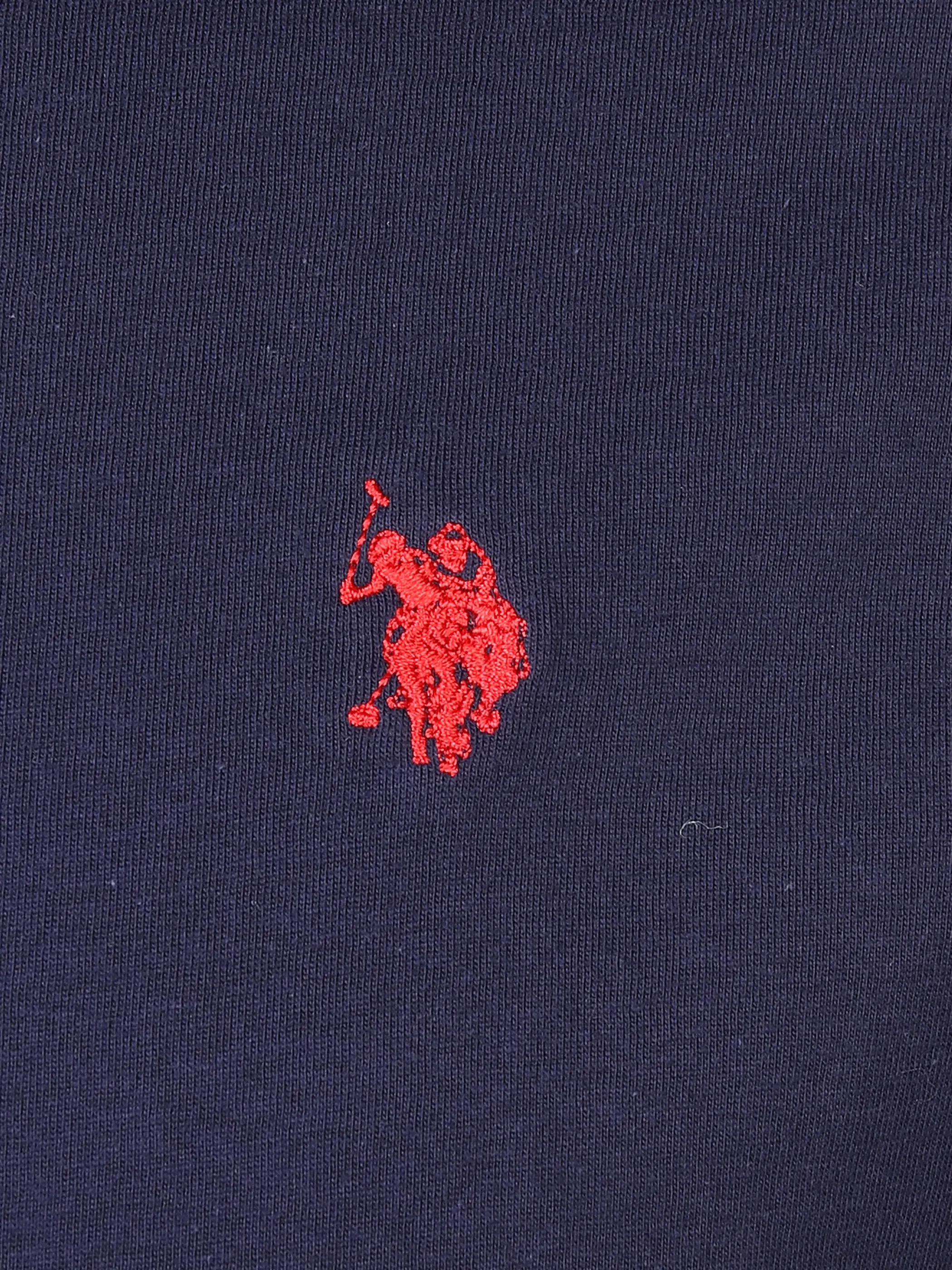 U.S. Polo Assn. He. T-Shirt 1/2 Arm Logostickerei Marine 882065 NAVY 3