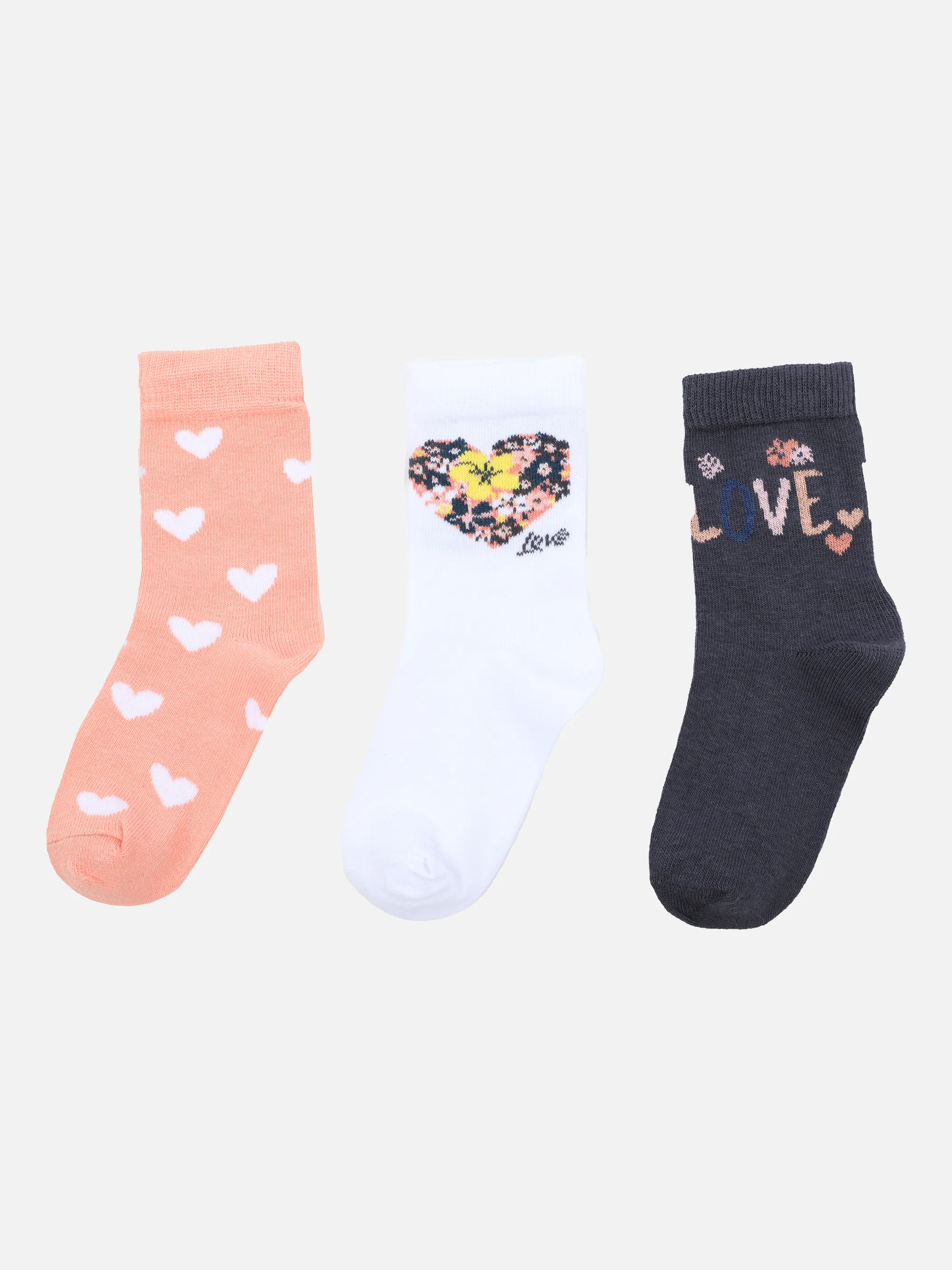 Stop + Go MG Socken 3er Pack Love Blau 863344 BLAU/ROSA 2 Stop + Go MG Socken 3er Pack Love Blau 863344 BLAU/ROSA 2