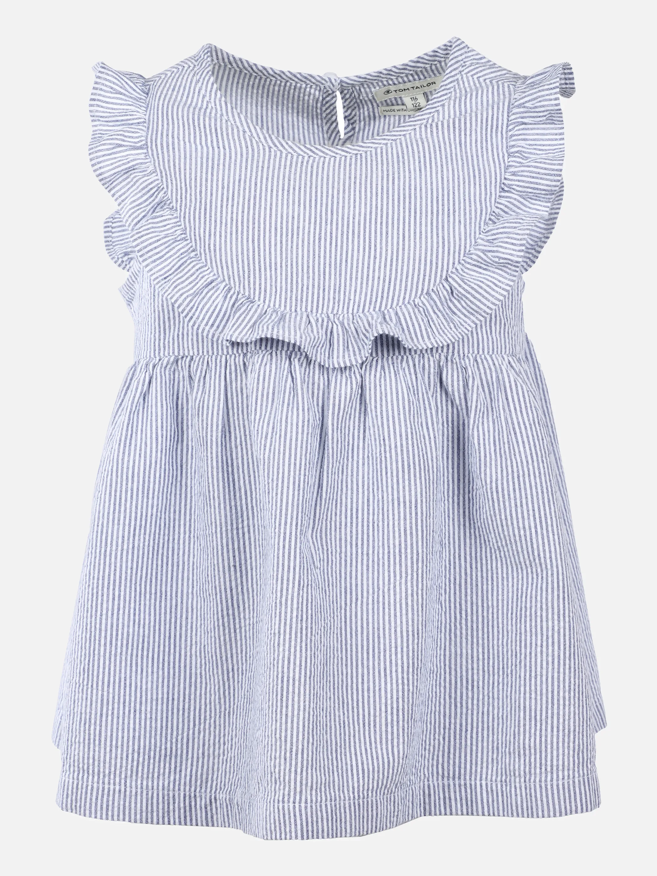 Tom Tailor 1031956 volant allover blouse Blau 865853 29692 1 Tom Tailor 1031956 volant allover blouse Blau 865853 29692 1