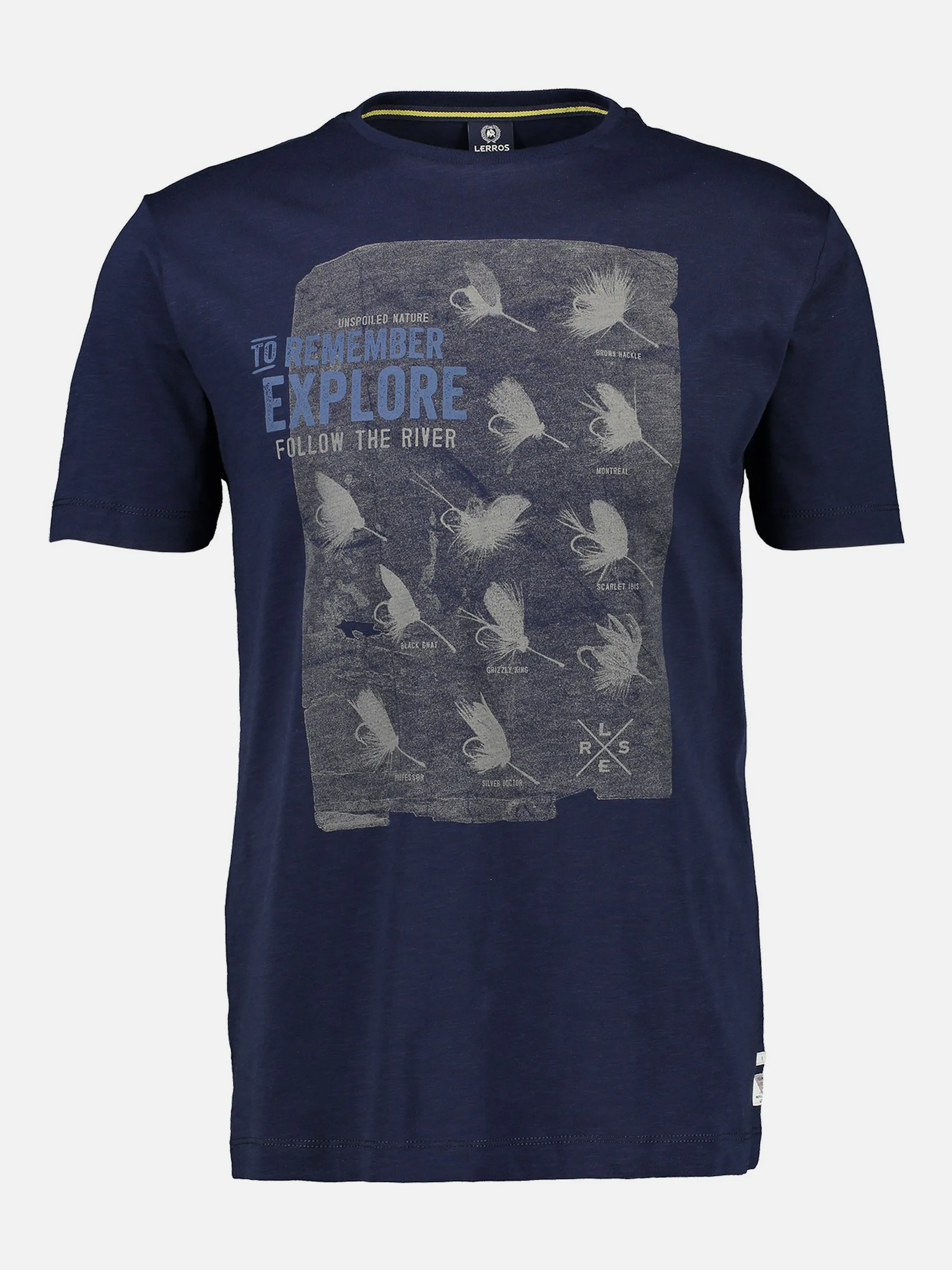 Lerros 2183016 T-SHIRT/SERAFINO 1/2 A Blau 856329 478 1