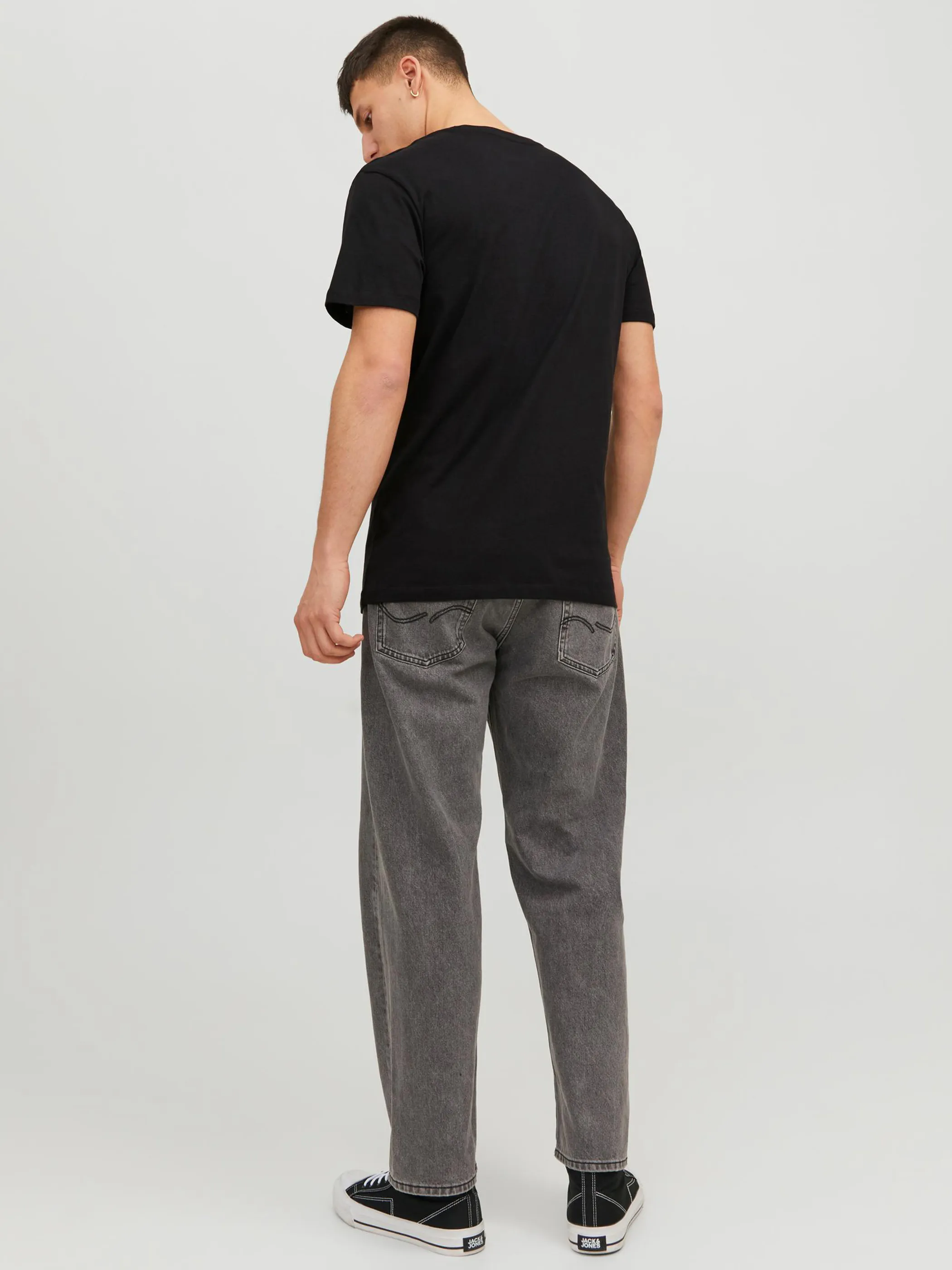 Jack Jones 12232972 JJEJEANS TEE SS O-NEC Schwarz 878878 178012 2 Jack Jones 12232972 JJEJEANS TEE SS O-NEC Schwarz 878878 178012 2