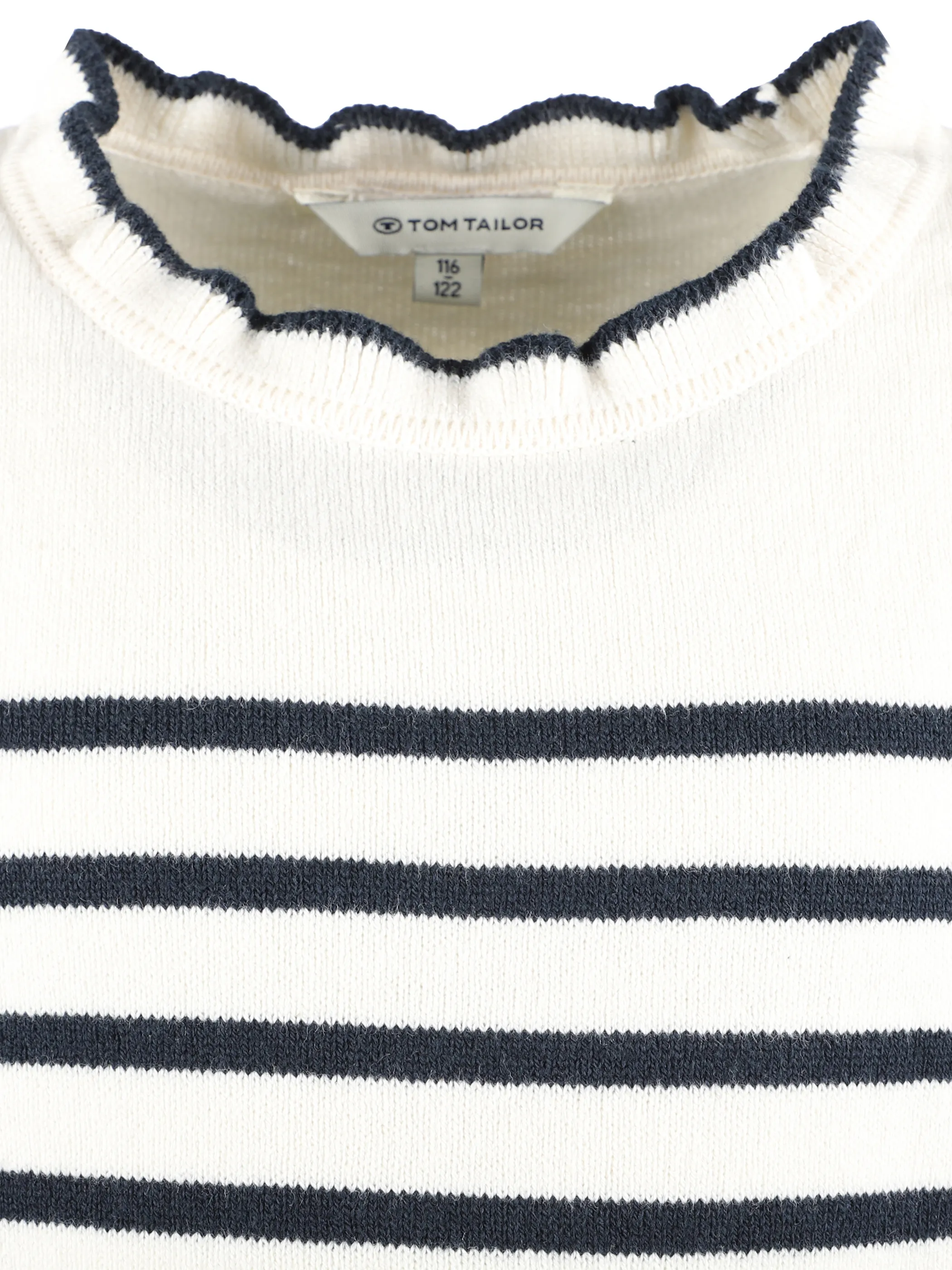 Tom Tailor 1033232 striped pullover Weiß 869682 30383 3