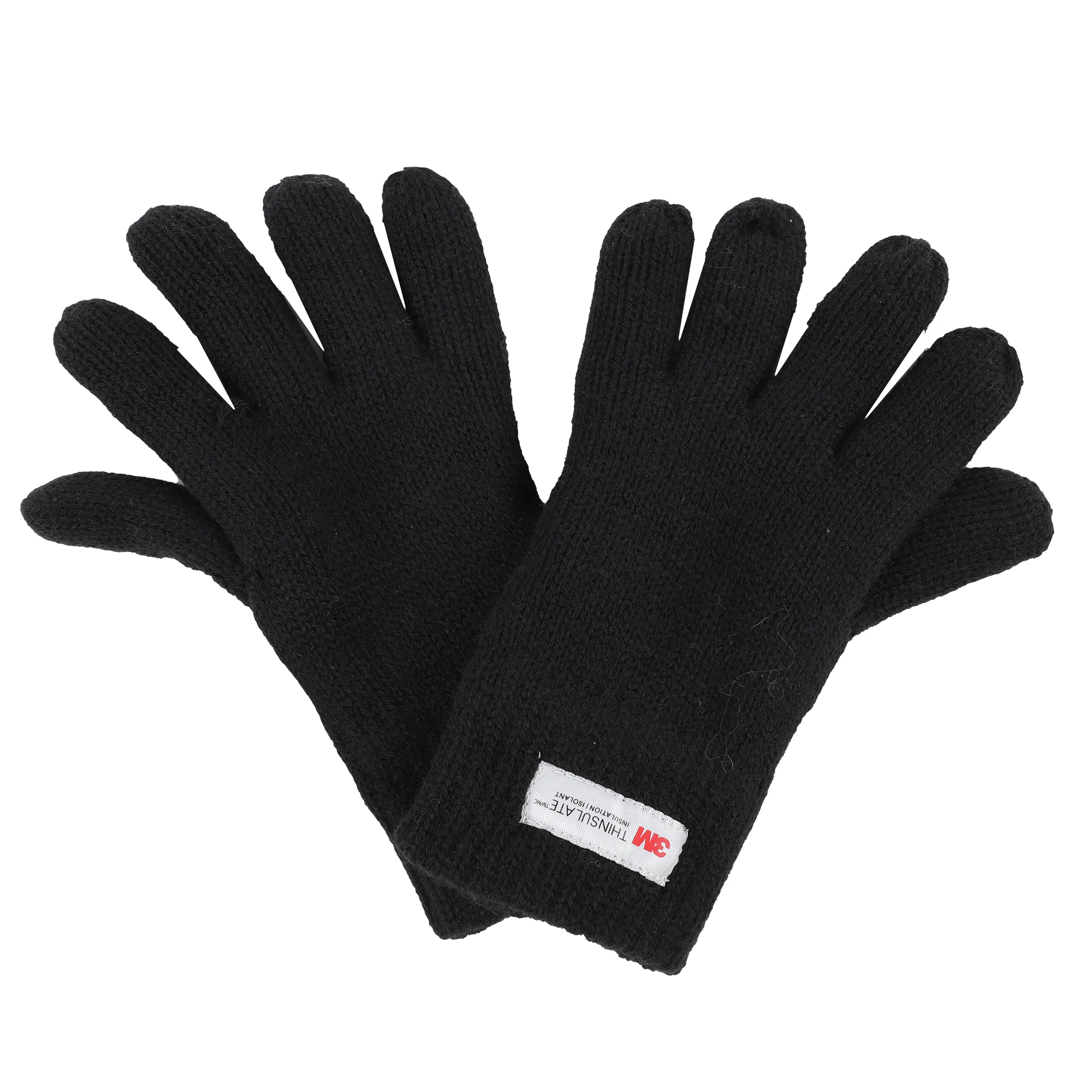 Stop + Go TU Handschuhe in schwarz mit Weblabel Schwarz 884841 SCHWARZ 1