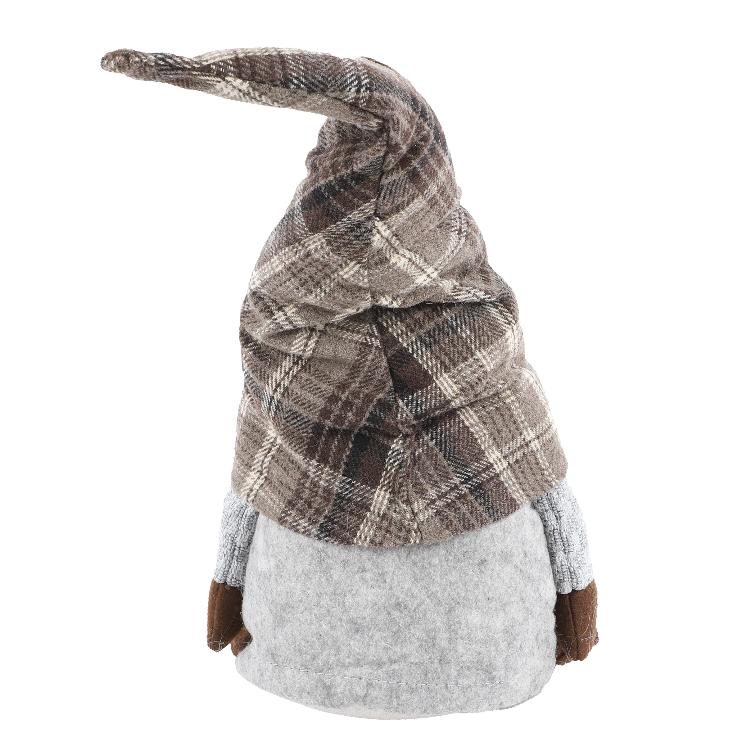 Weihnachten Wichtel karo Mütze 19x12x41 Braun 883973 BRAUN 2 Weihnachten Wichtel karo Mütze 19x12x41 Braun 883973 BRAUN 2