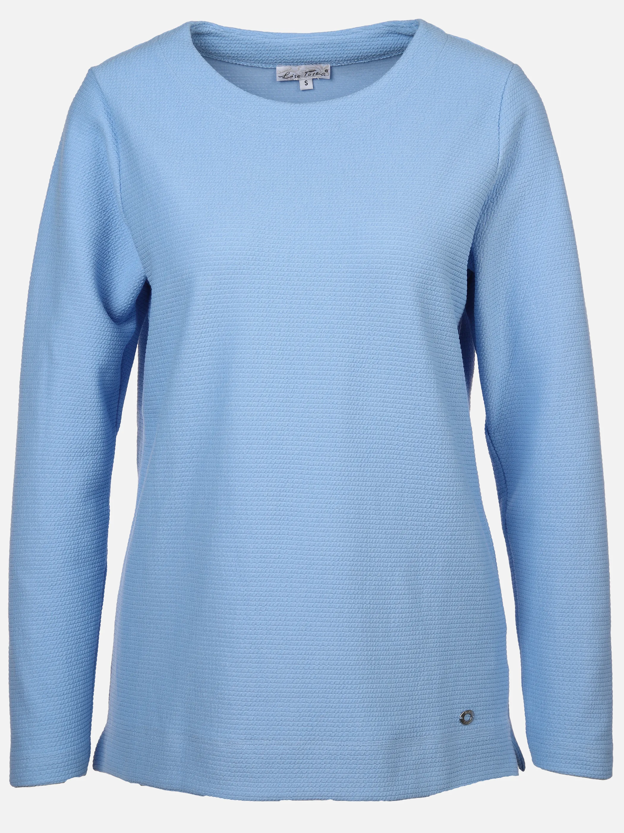 Lisa Tossa Da-Jacquard-Sweatshirt Blau 890052 CORNFLOWER 1