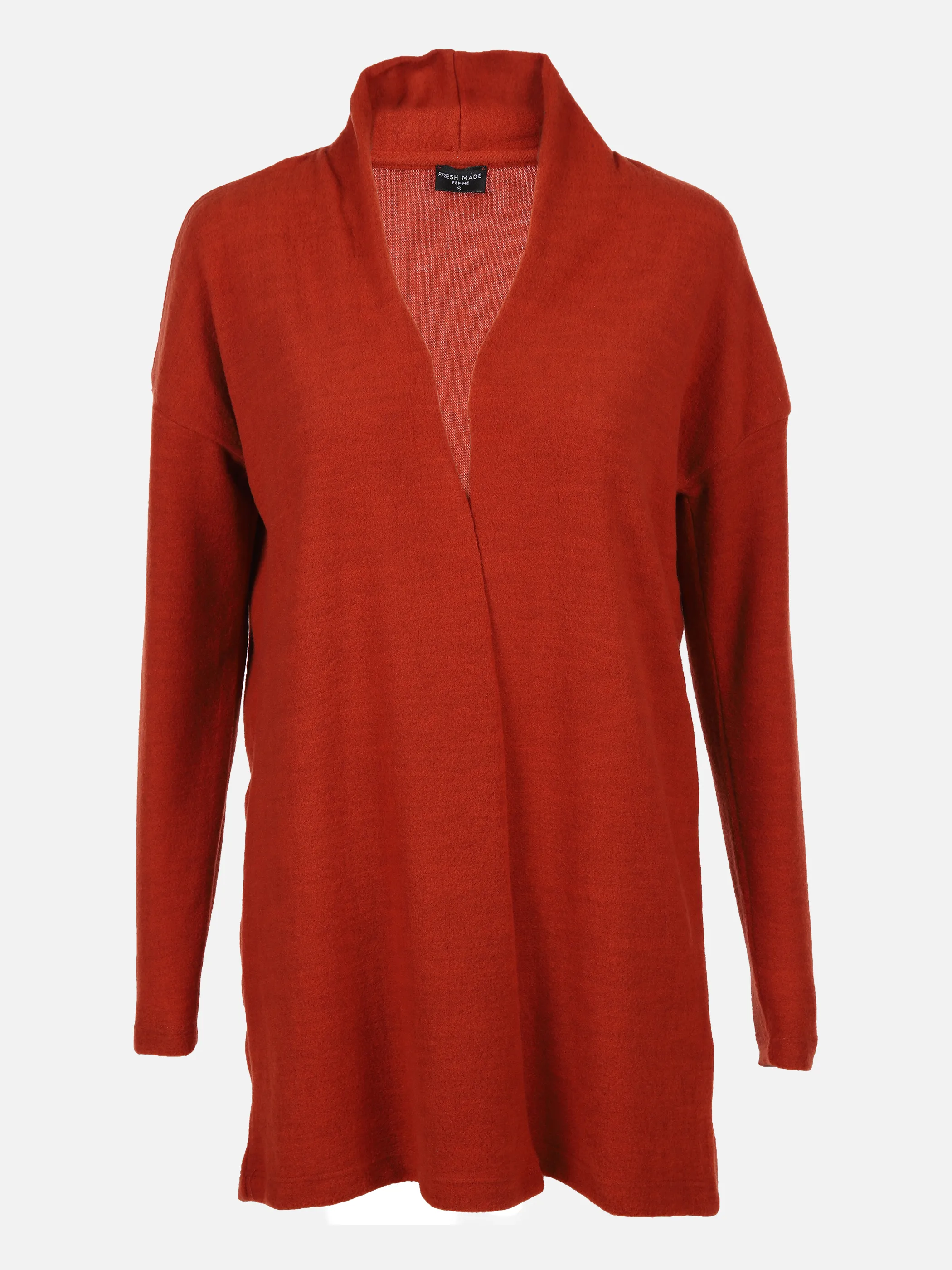 Fresh Made YF-Da-Cardigan offene Form Orange 830001 RUSTY ORAN 1 Fresh Made YF-Da-Cardigan offene Form Orange 830001 RUSTY ORAN 1