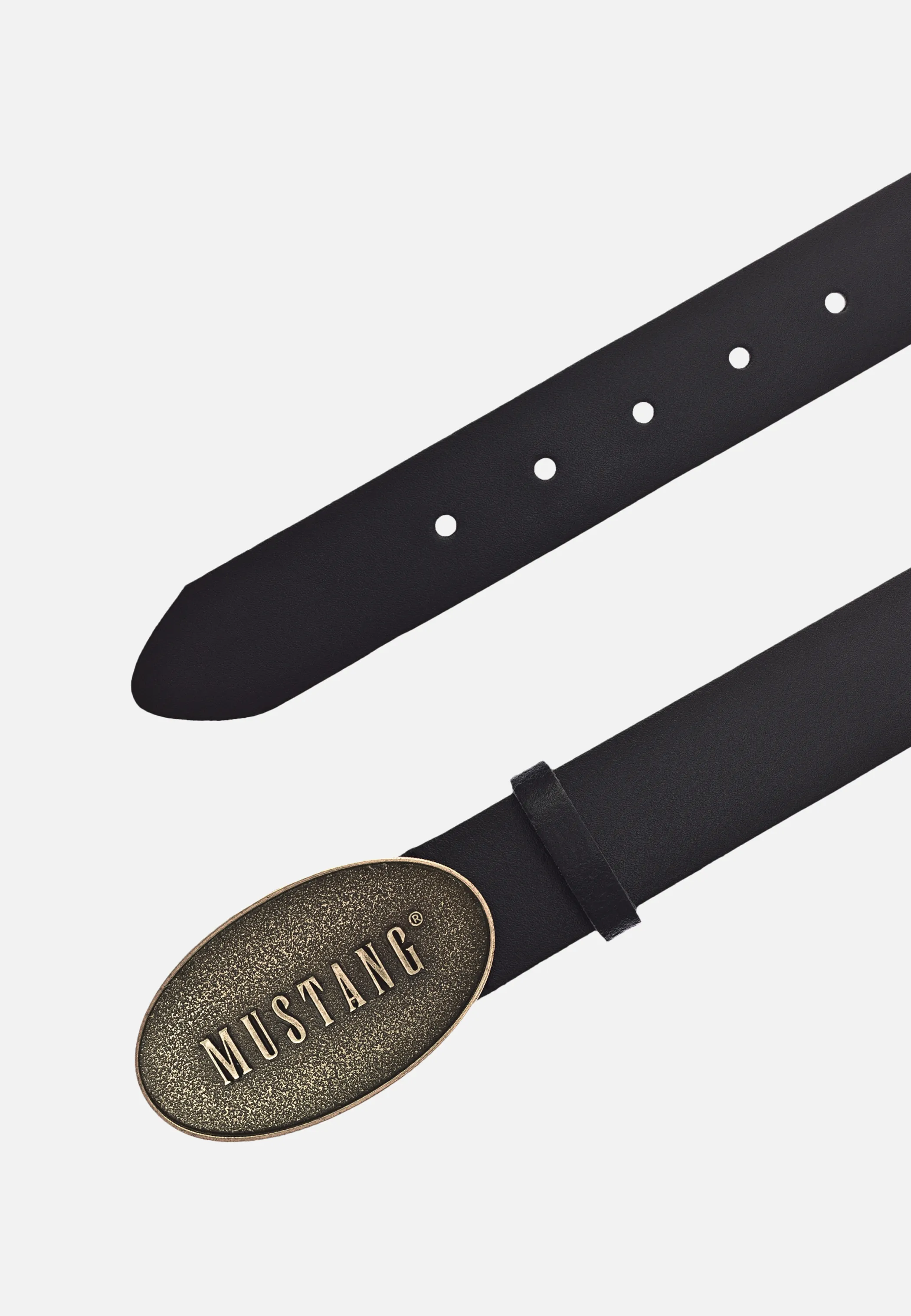 Mustang MW3102L15 35mm Ledergürtel in Schwarz 917583 0791 2