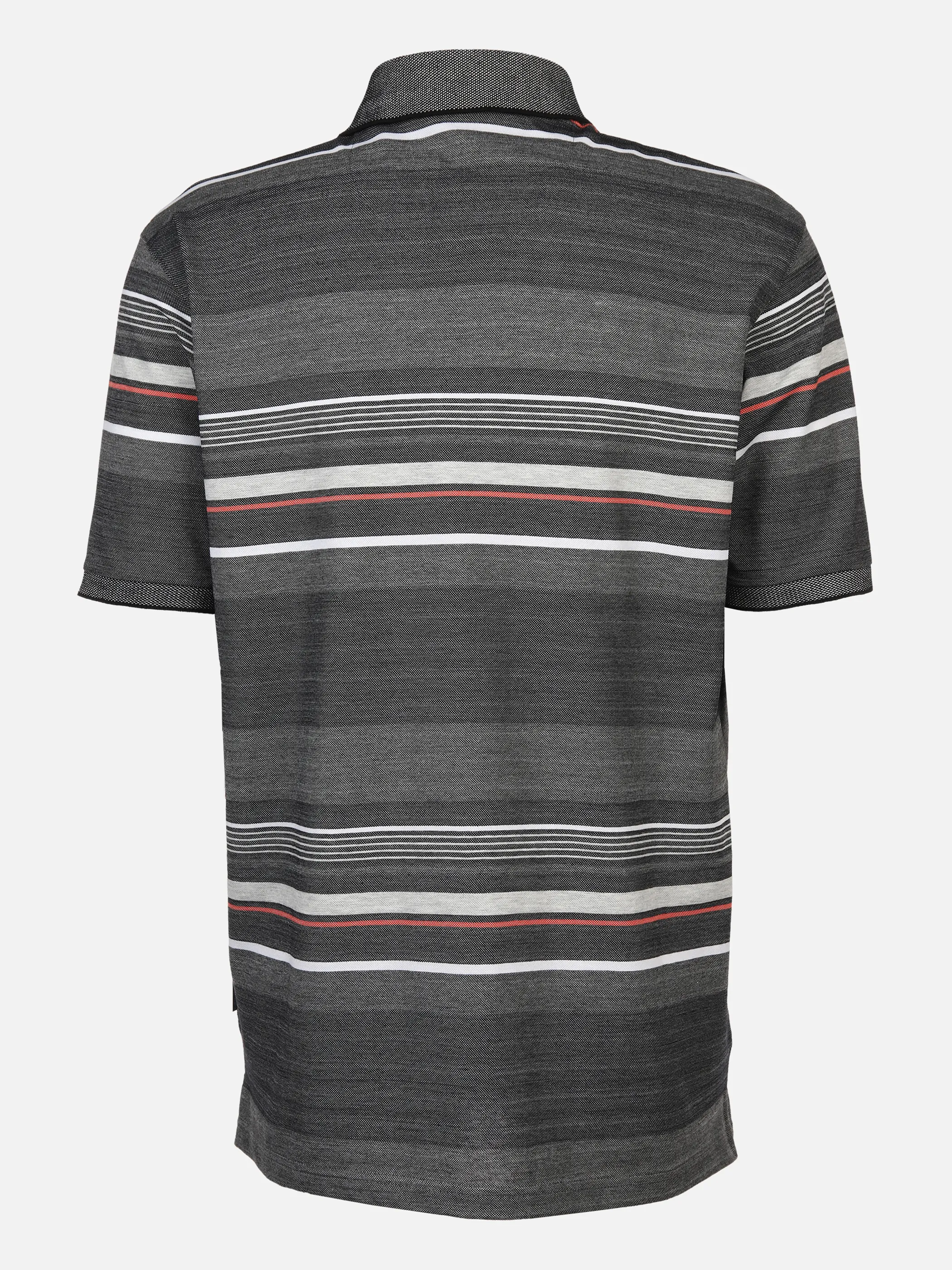 Jim Spencer He. Poloshirt 1/2 Arm Streifen melange Schwarz 881996 BLACK 2 Jim Spencer He. Poloshirt 1/2 Arm Streifen melange Schwarz 881996 BLACK 2