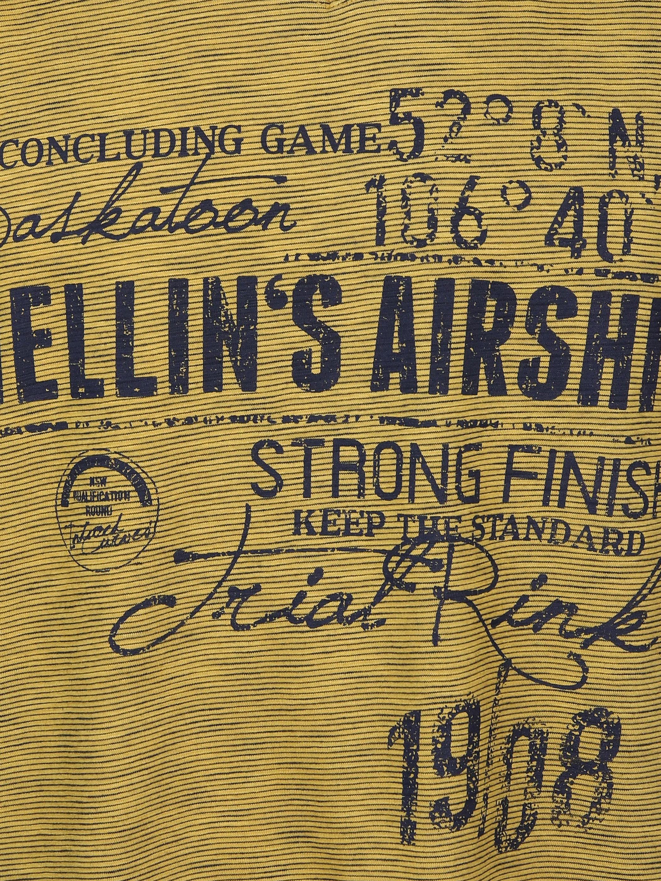 Jim Spencer He. T-Shirts 1/2 Arm print Gelb 862776 YELLOW 3 Jim Spencer He. T-Shirts 1/2 Arm print Gelb 862776 YELLOW 3