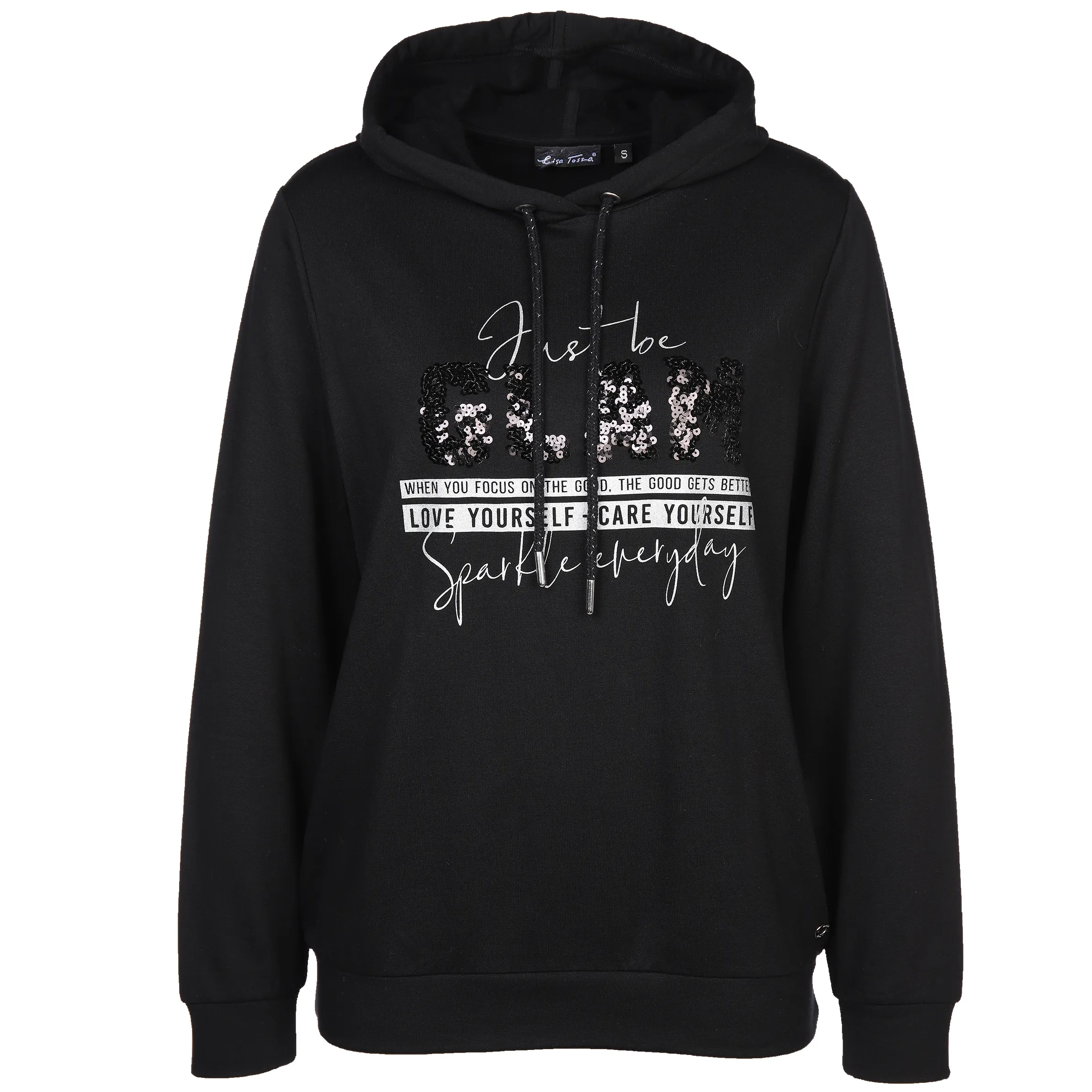 Lisa Tossa Da-Edelsweatshirt m. Kapuze Schwarz 886870 SCHWARZ 1 Lisa Tossa Da-Edelsweatshirt m. Kapuze Schwarz 886870 SCHWARZ 1