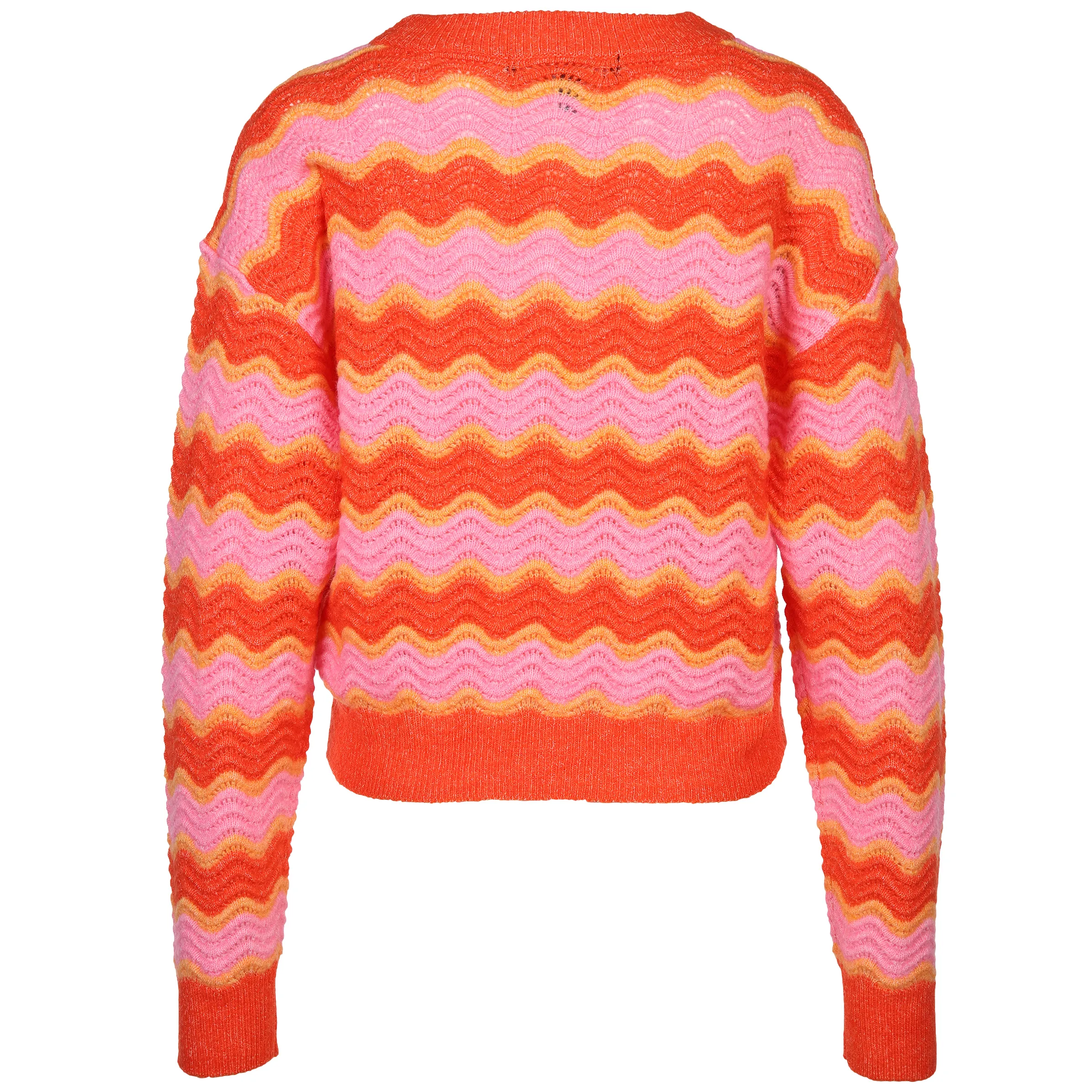 Vero Moda 10290732 VMTELMA LS O-NECK PUL Orange 880188 245496001 2