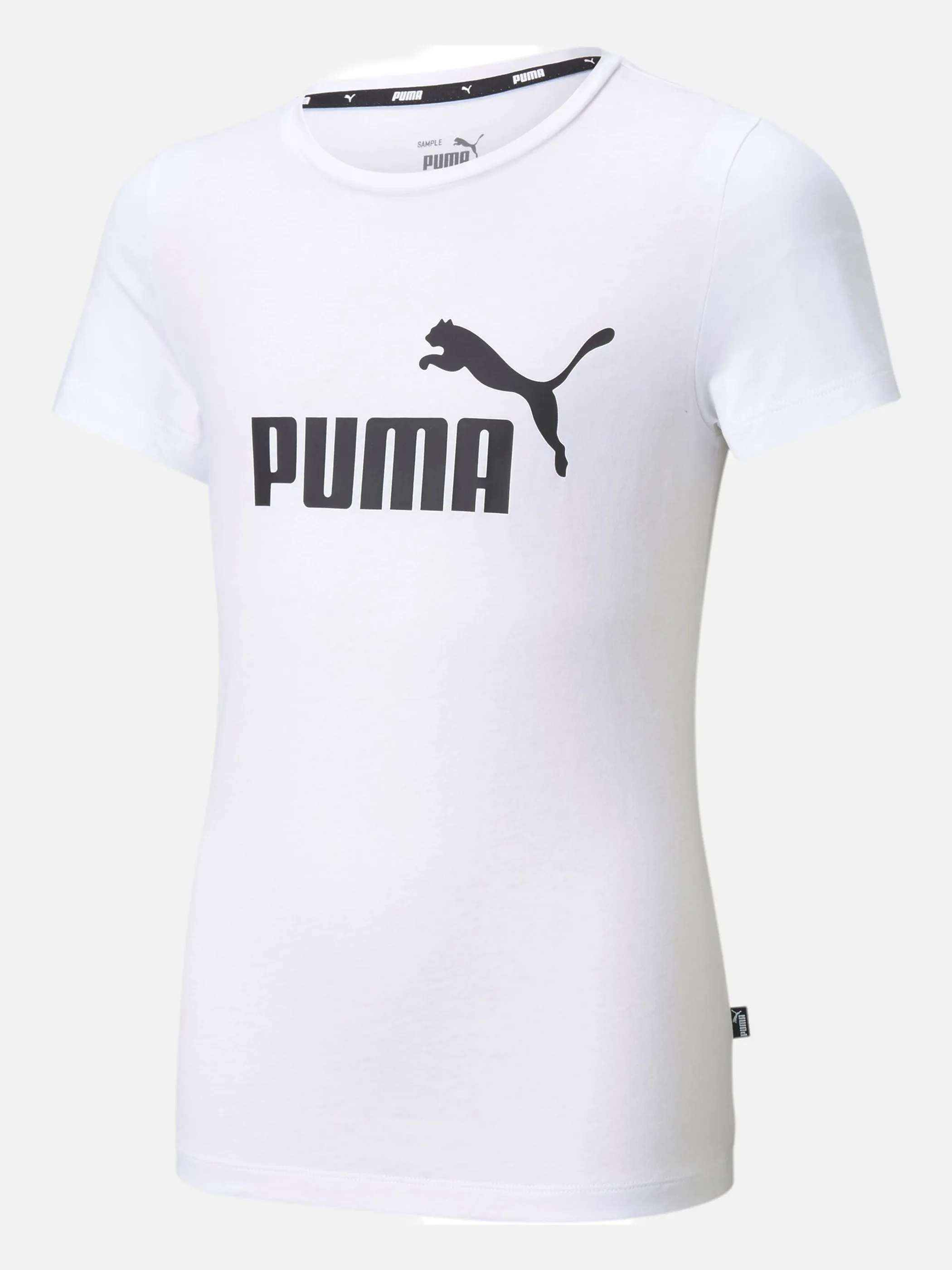 Puma 587029 Md-T-Shirt mit Logo Weiß 856620 02 1