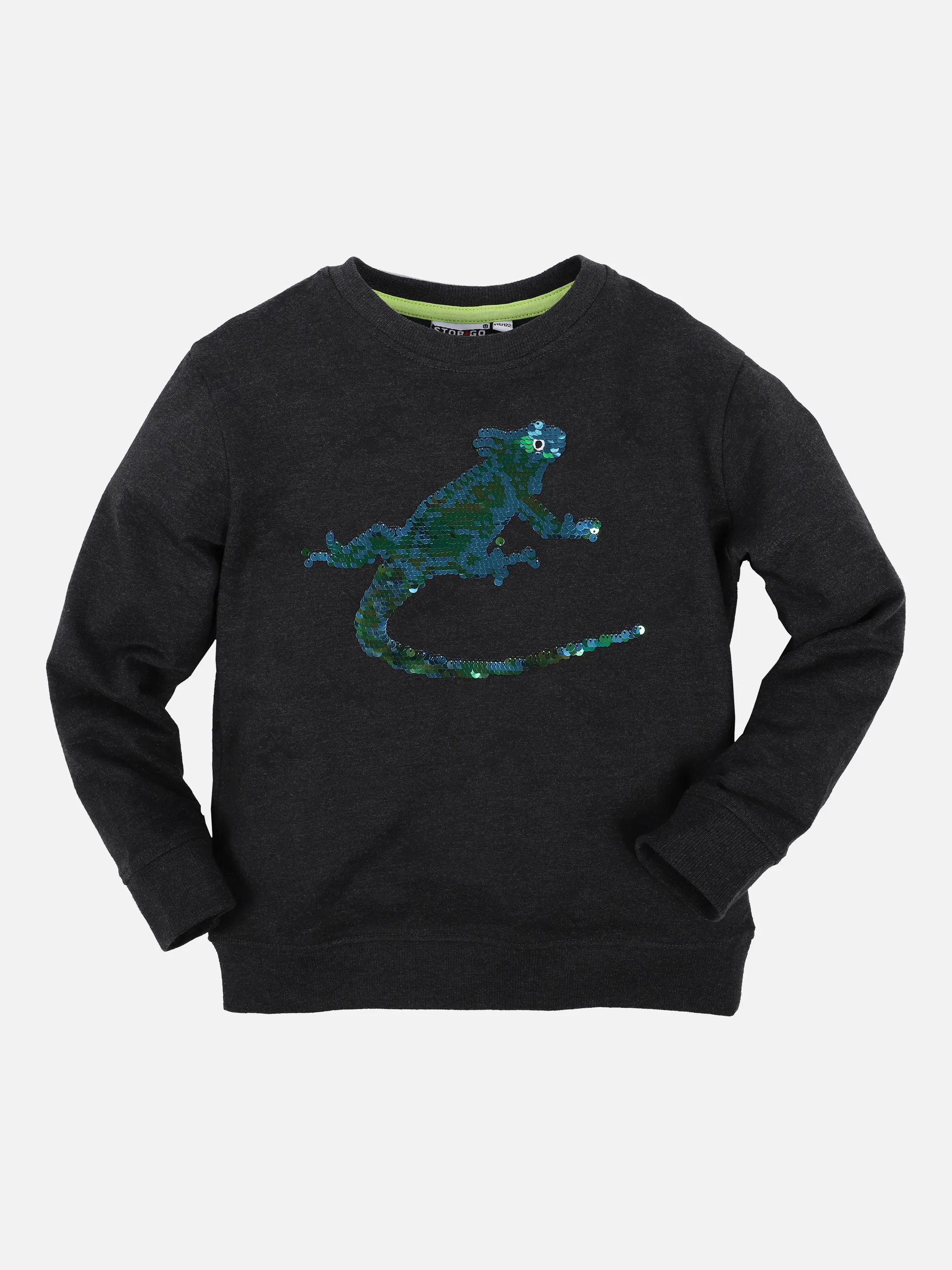 Stop + Go MB Sweatshirt d.grau melange Grau 857654 DUNKELGRAU 1 Stop + Go MB Sweatshirt d.grau melange Grau 857654 DUNKELGRAU 1