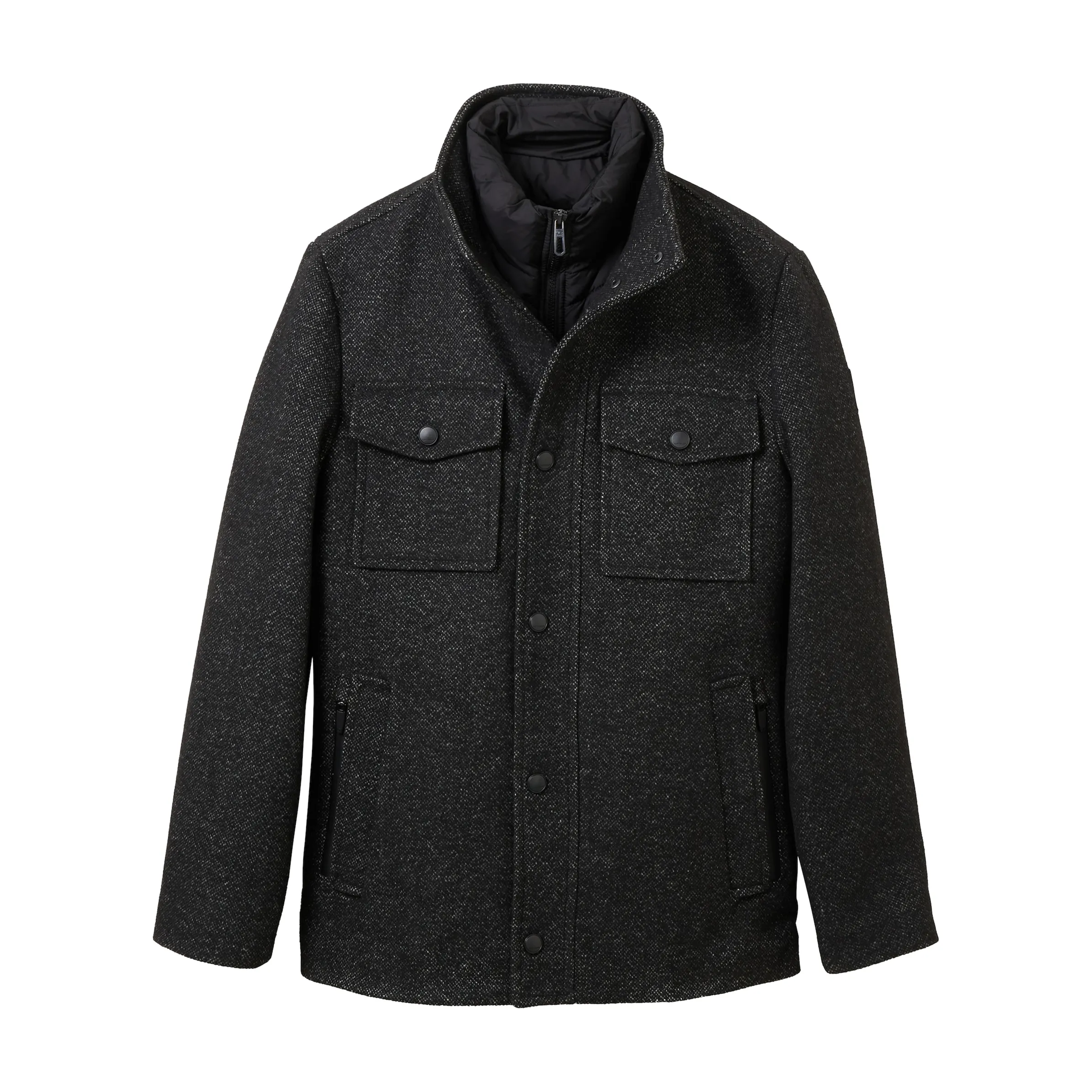 Tom Tailor 1037345 wool jacket 2 in 1 Grau 884289 32521 1