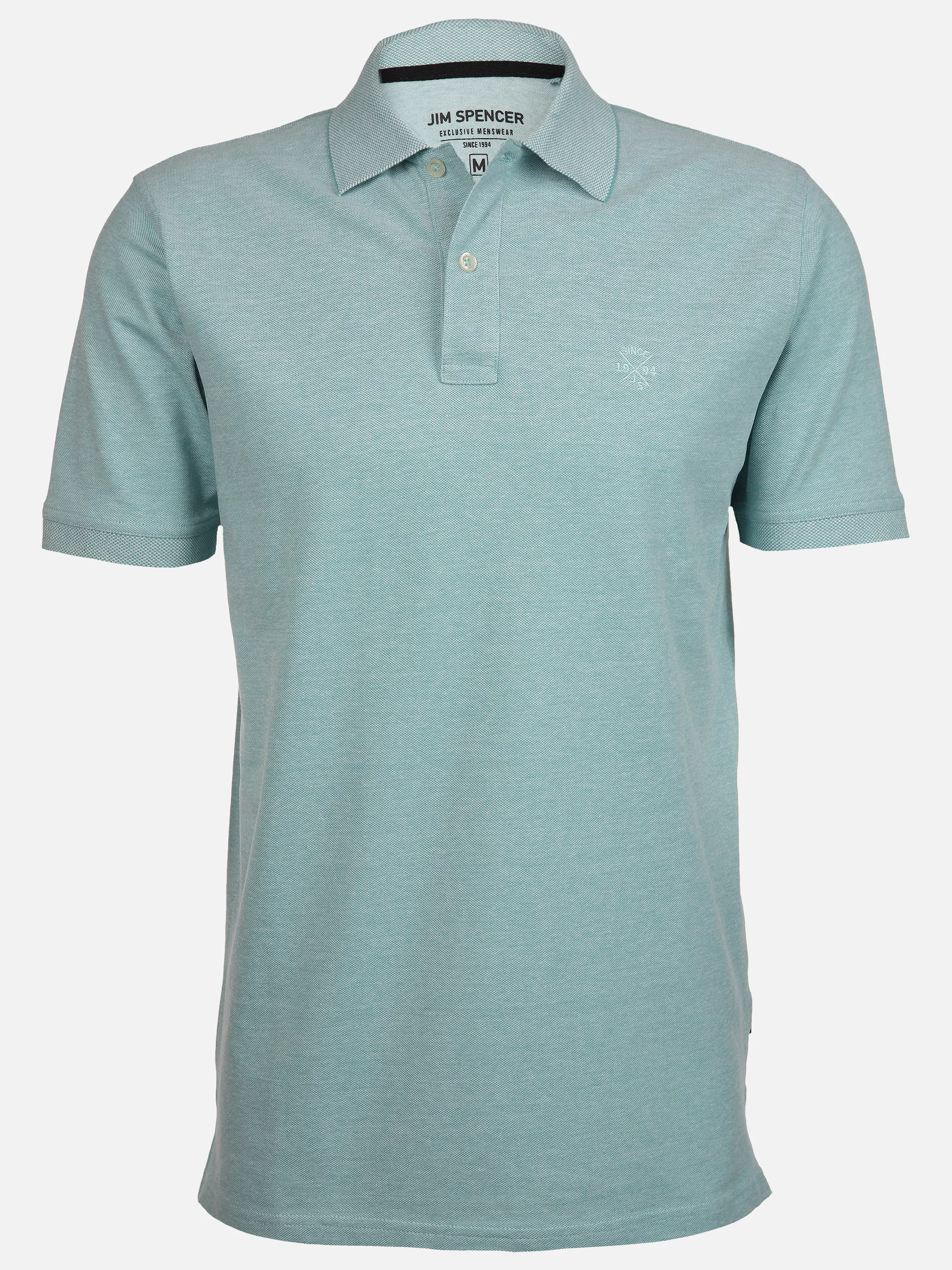 Jim Spencer He. Poloshirt 1/2 Arm uni basic Blau 890325 OCEAN BLUE 1