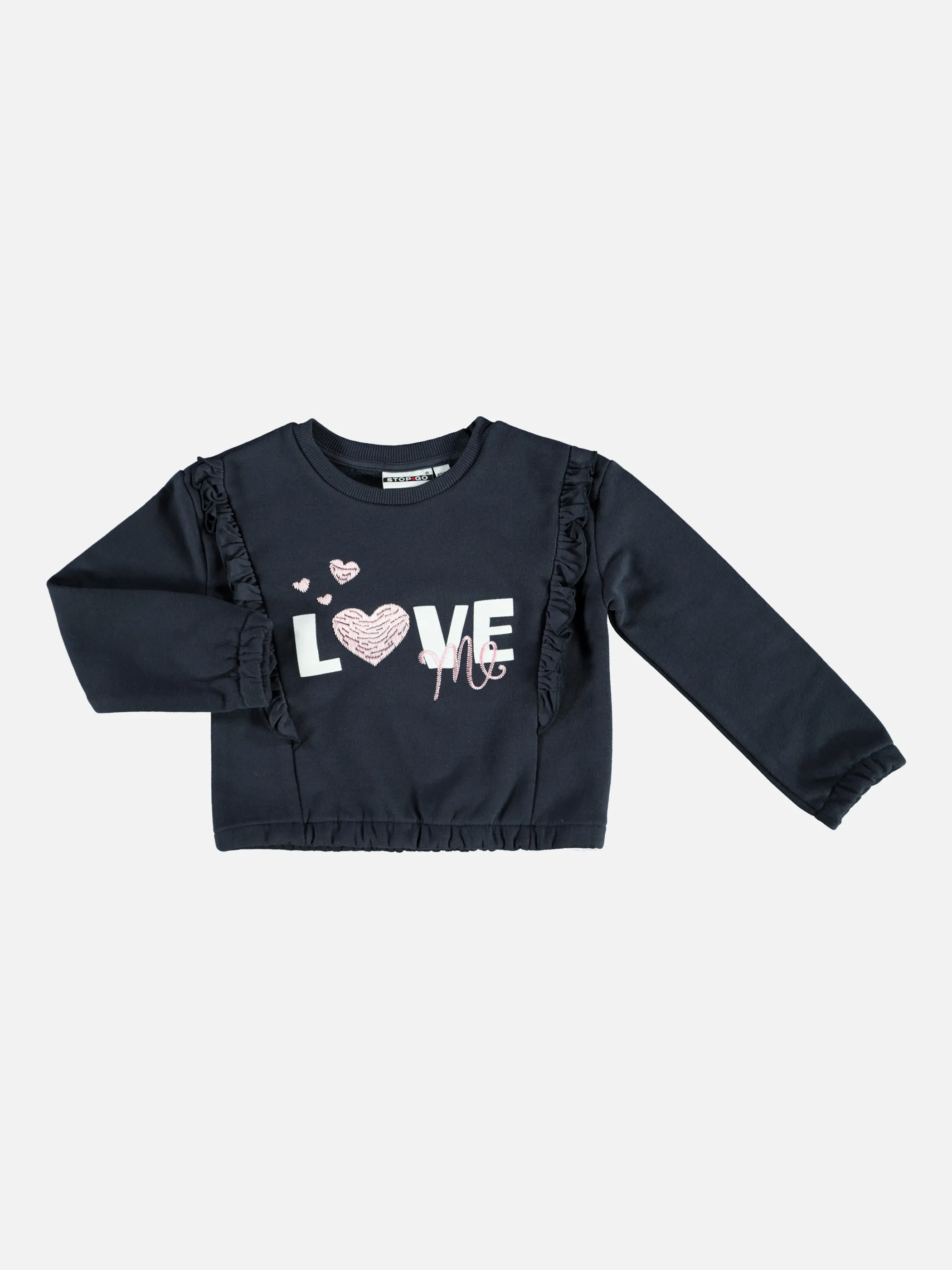 Stop + Go MG Sweatshirt in blau Blau 846069 BLAU 1 Stop + Go MG Sweatshirt in blau Blau 846069 BLAU 1