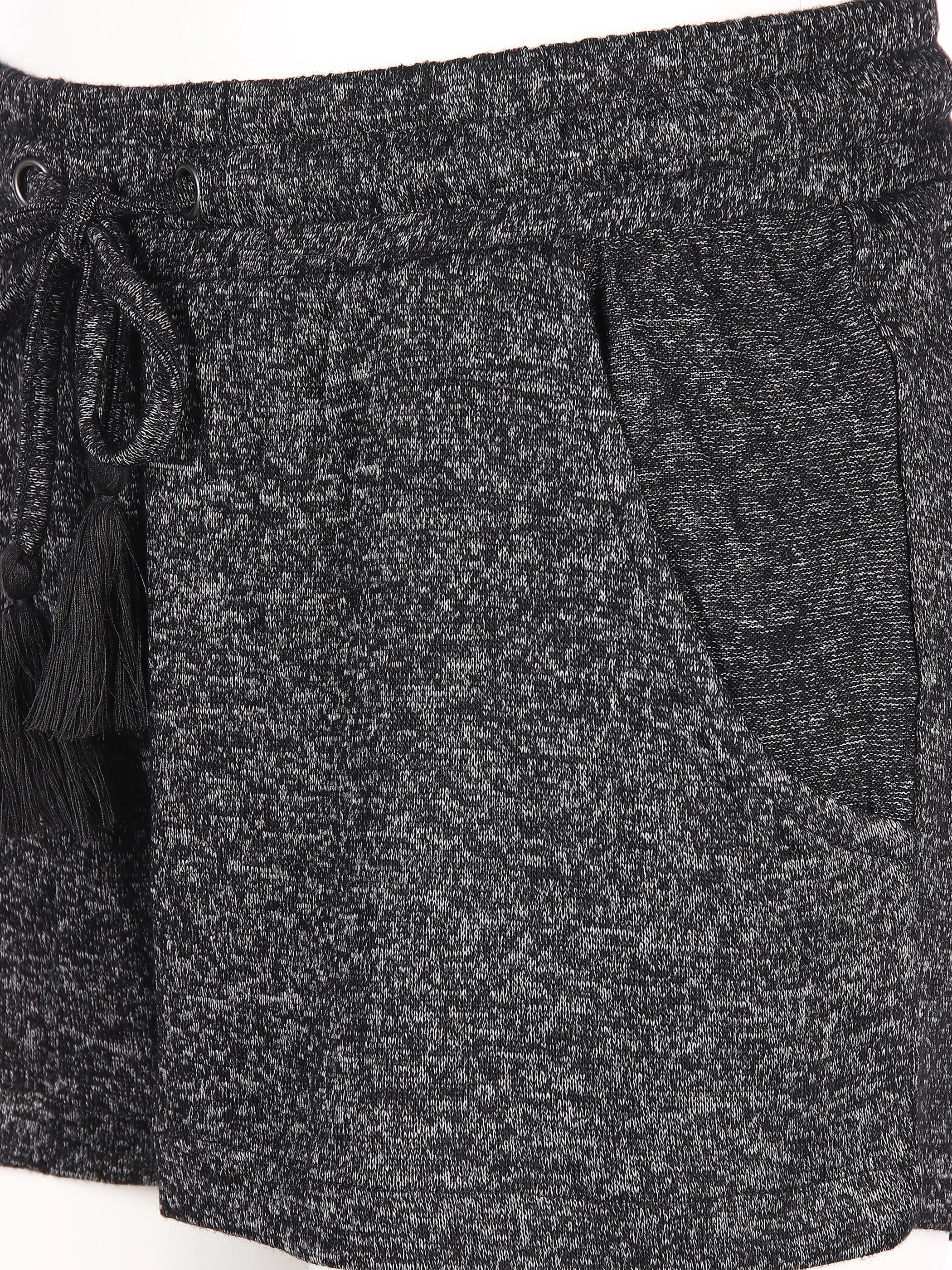 Grinario Sports Da-Sweatshorts Schwarz 851872 BLACK MEL 3 Grinario Sports Da-Sweatshorts Schwarz 851872 BLACK MEL 3