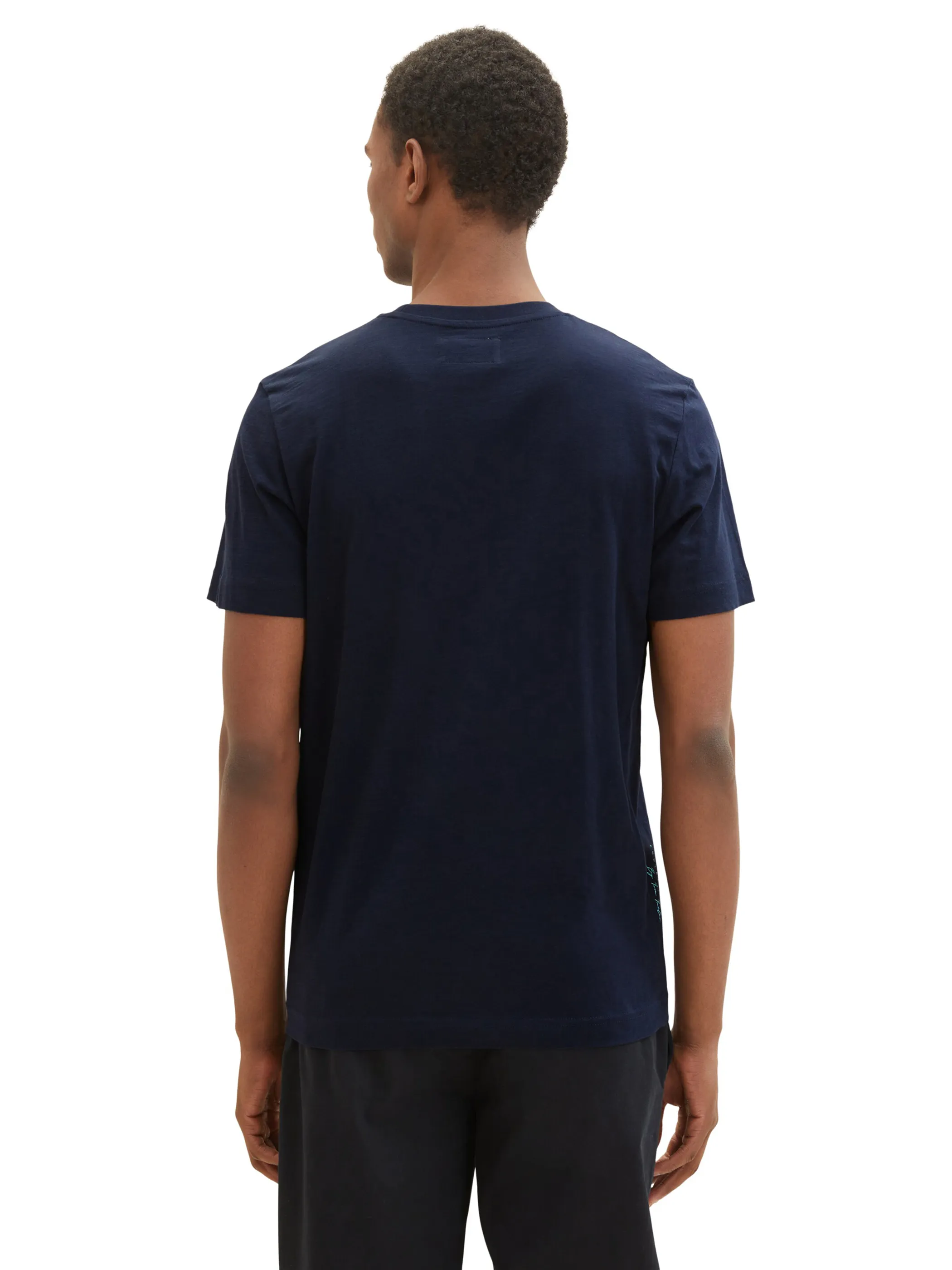 Tom Tailor 1036374 structured t-shirt Blau 880569 10668 2