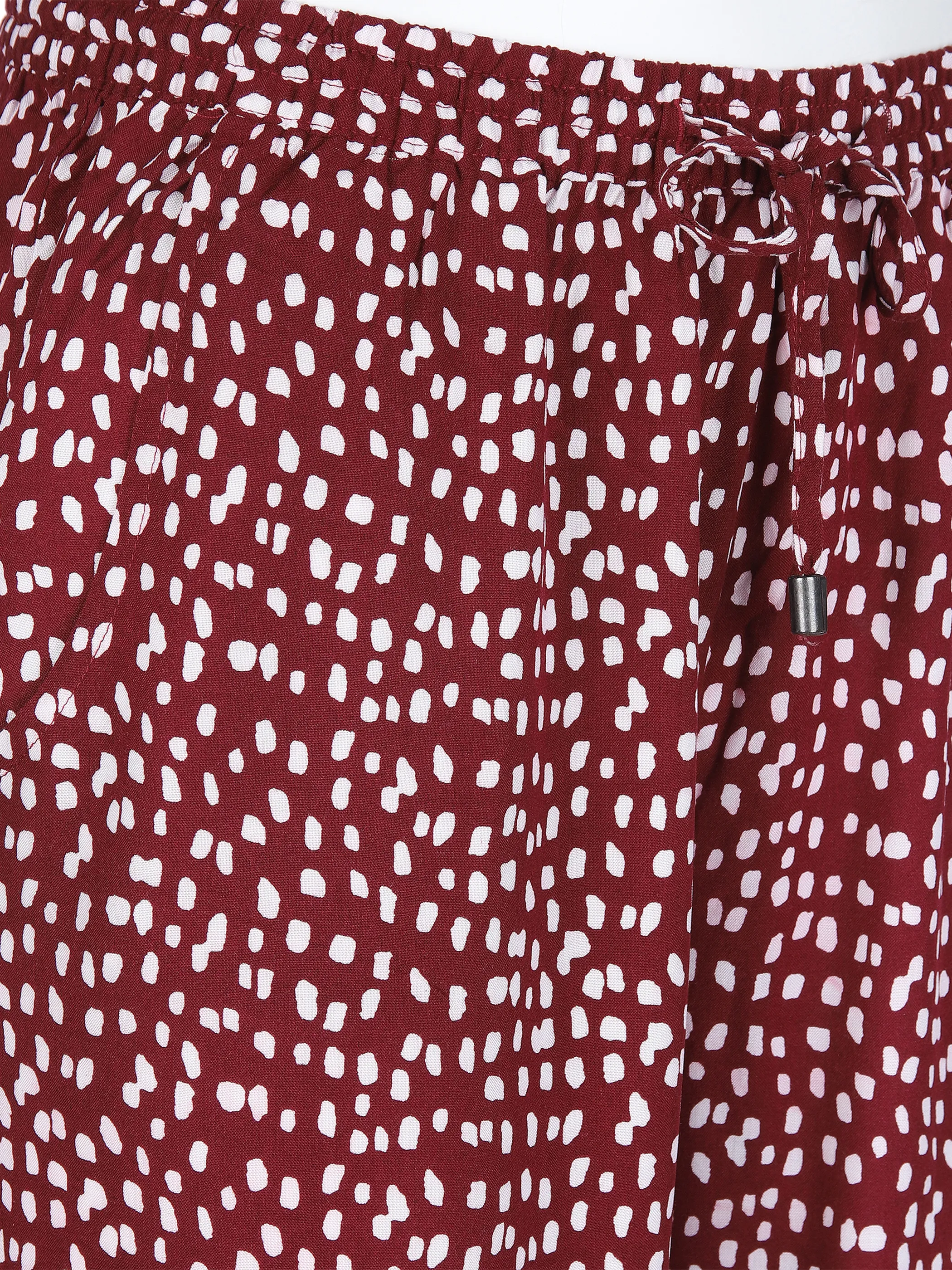 tru Da-Schlupfhose 3/4 mit AOP Rot 853523 DARK CHILI 3