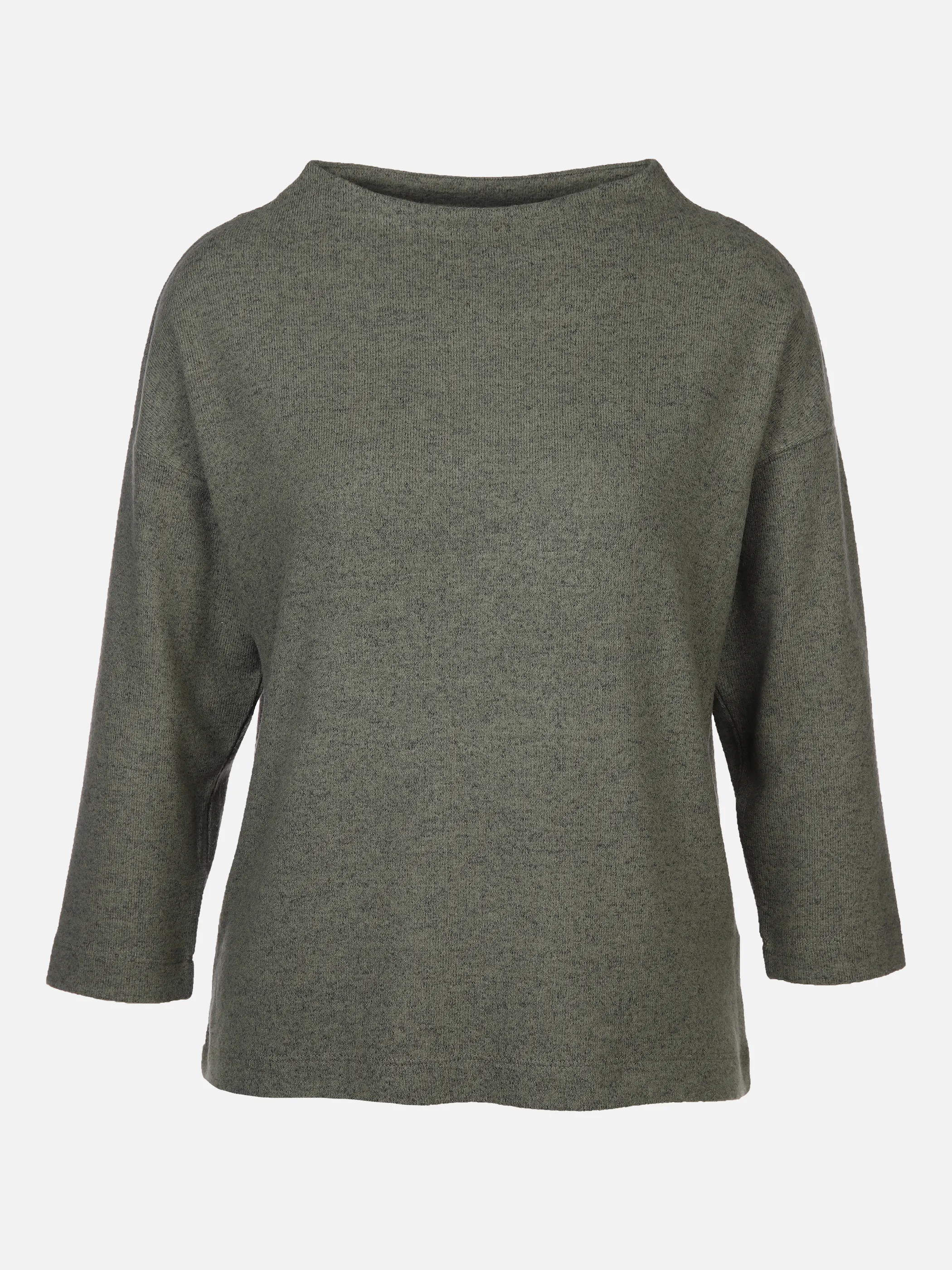 Sure Da-Flauschshirt m. Stehkragen Grün 867242 KHAKI MEL 1 Sure Da-Flauschshirt m. Stehkragen Grün 867242 KHAKI MEL 1