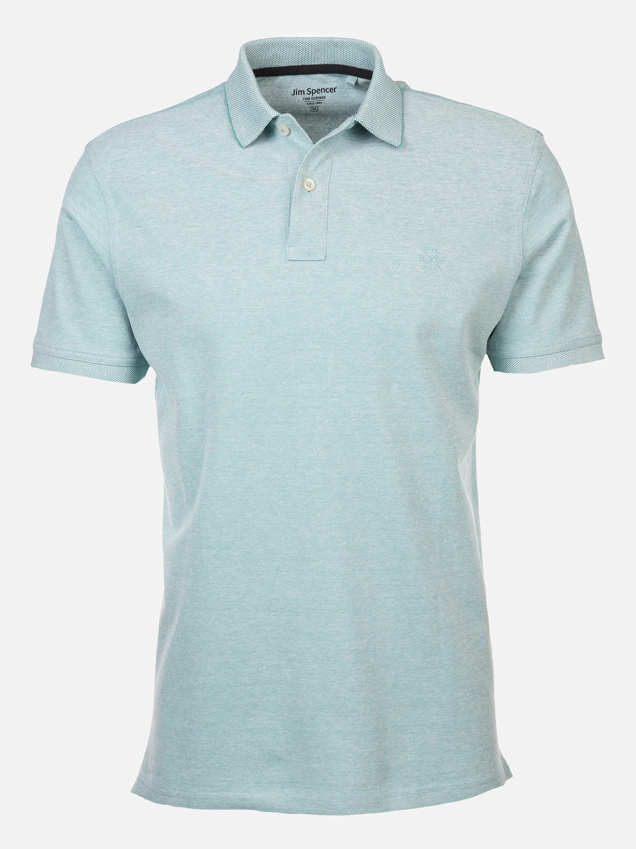 Jim Spencer He. Poloshirt 1/2 Arm uni basic Grün 852325 MINT 1