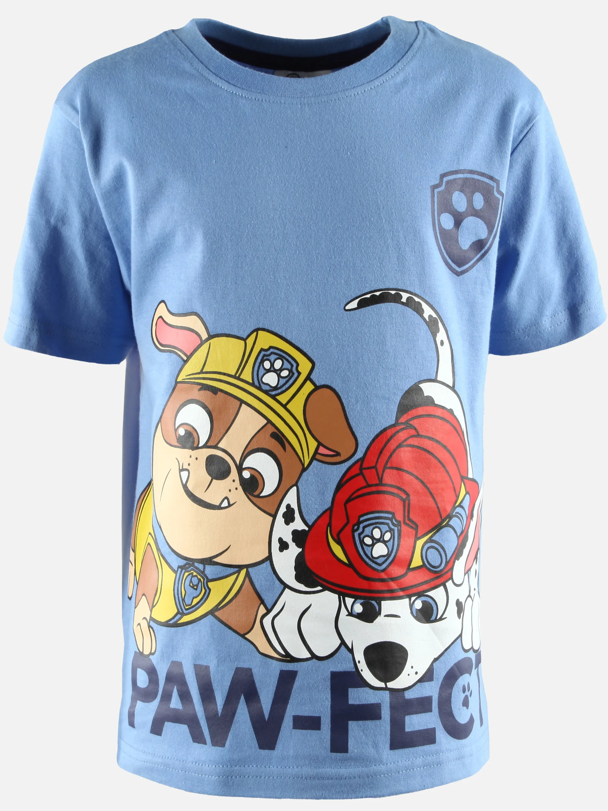 PAW Patrol KJ Paw Patrol T-shirt mit Frontdruck in blau Blau 891548 BLAU 1