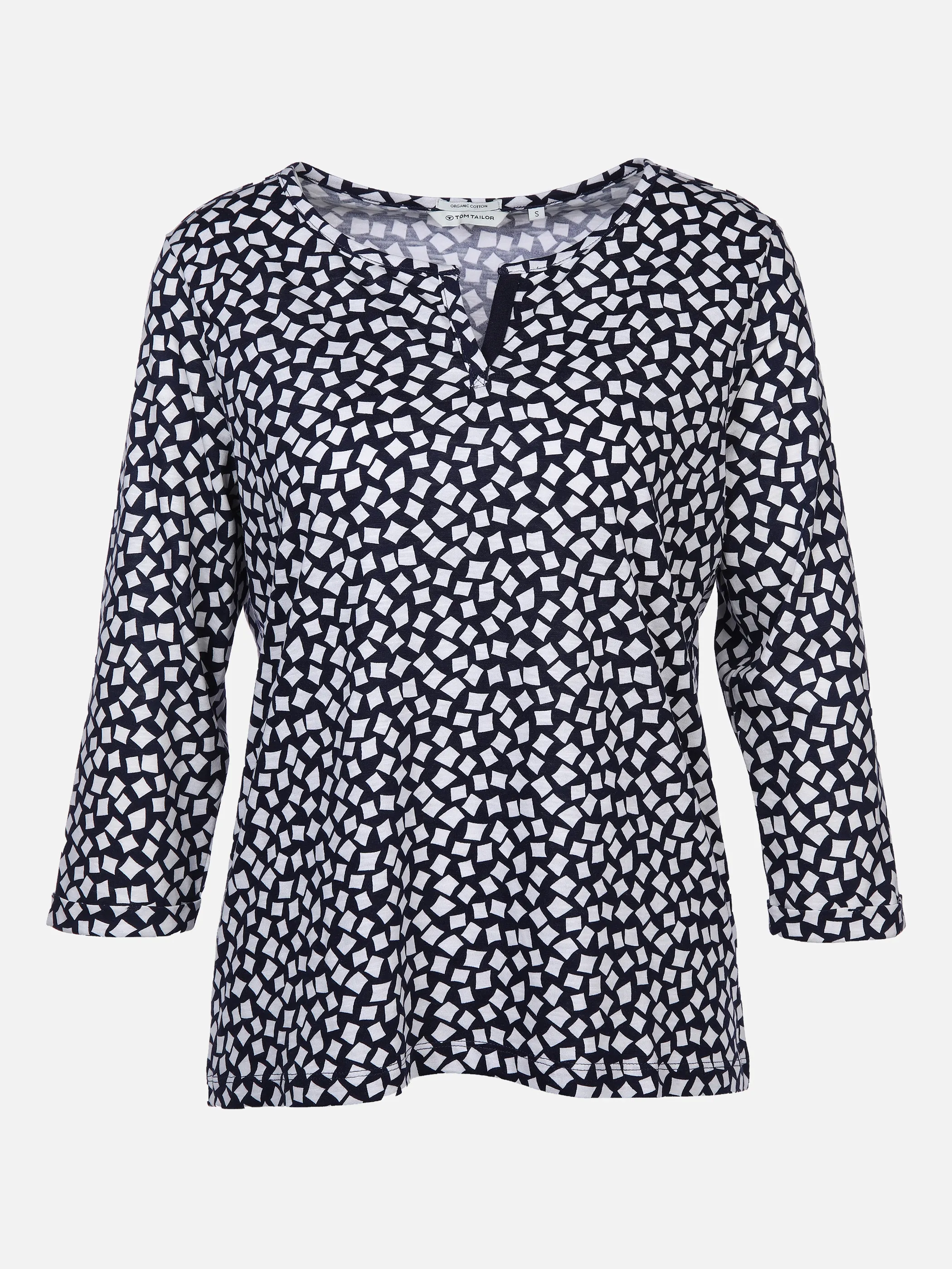 Damen Shirt mit abstraktem Muster | 30350 | noSize | 869435-030350 