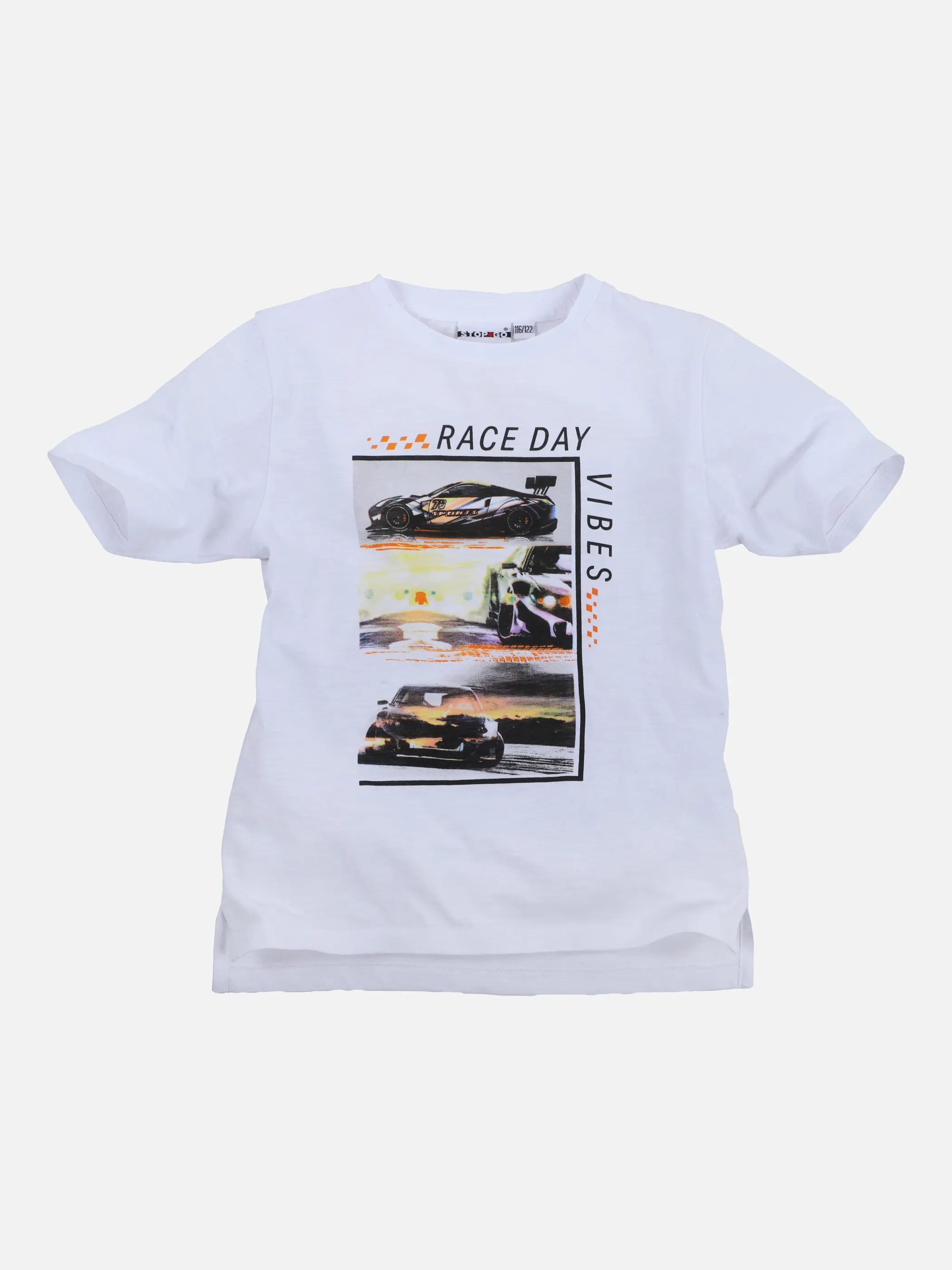 Stop + Go MB TShirt in weiß mit Front- Weiß 862792 WEIß 1 Stop + Go MB TShirt in weiß mit Front- Weiß 862792 WEIß 1