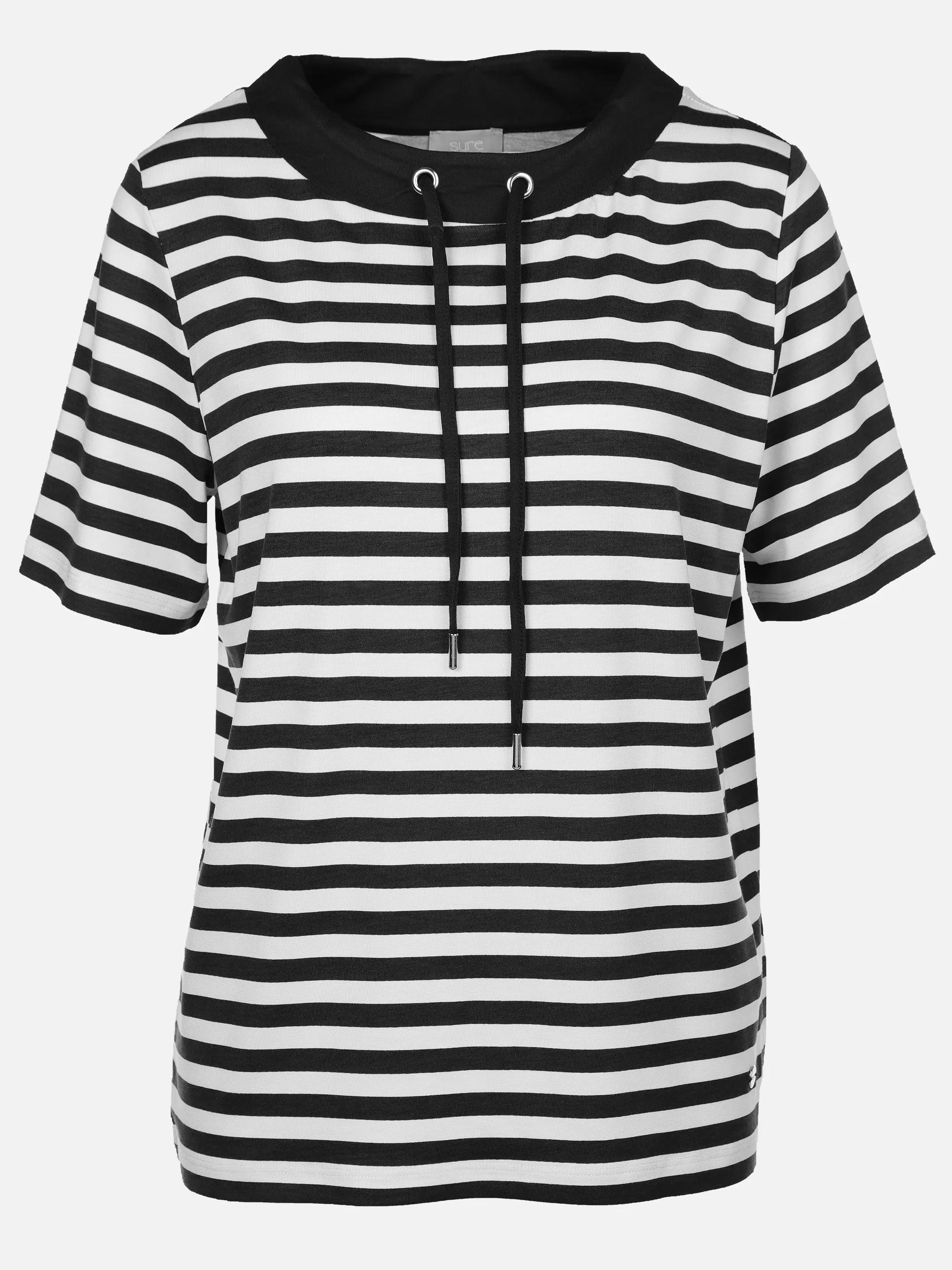 Sure Da-Shirt m. Druckringel Schwarz 908155 SW 1